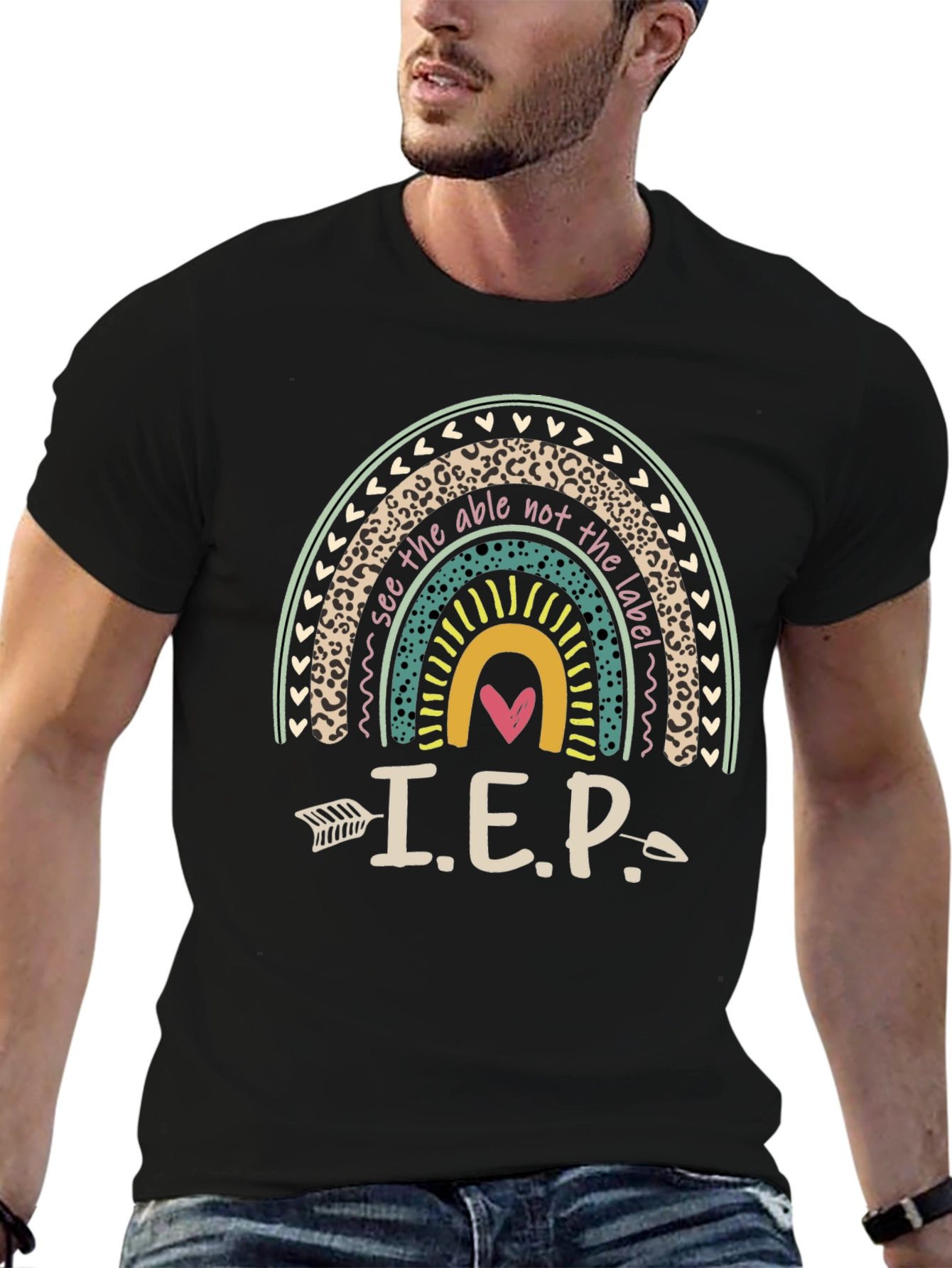 See the Able IEP Rainbow T-Shirt
