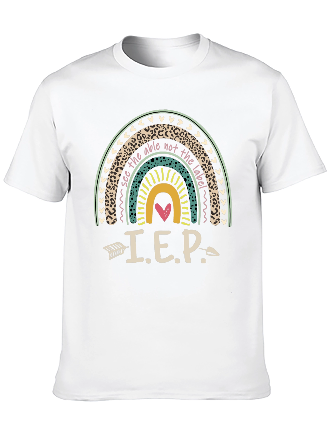 See the Able IEP Rainbow T-Shirt