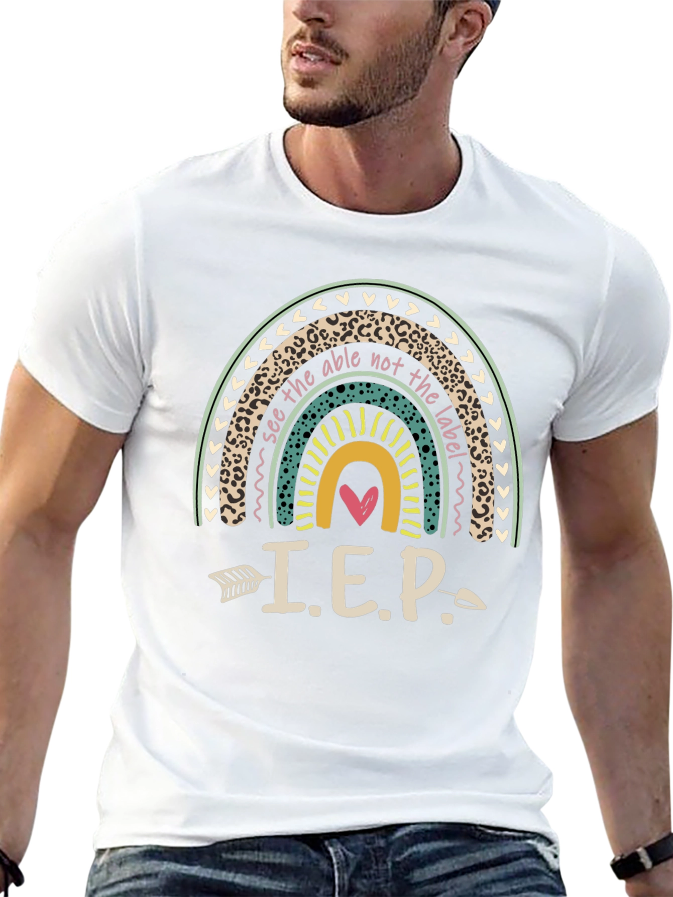 See the Able IEP Rainbow T-Shirt