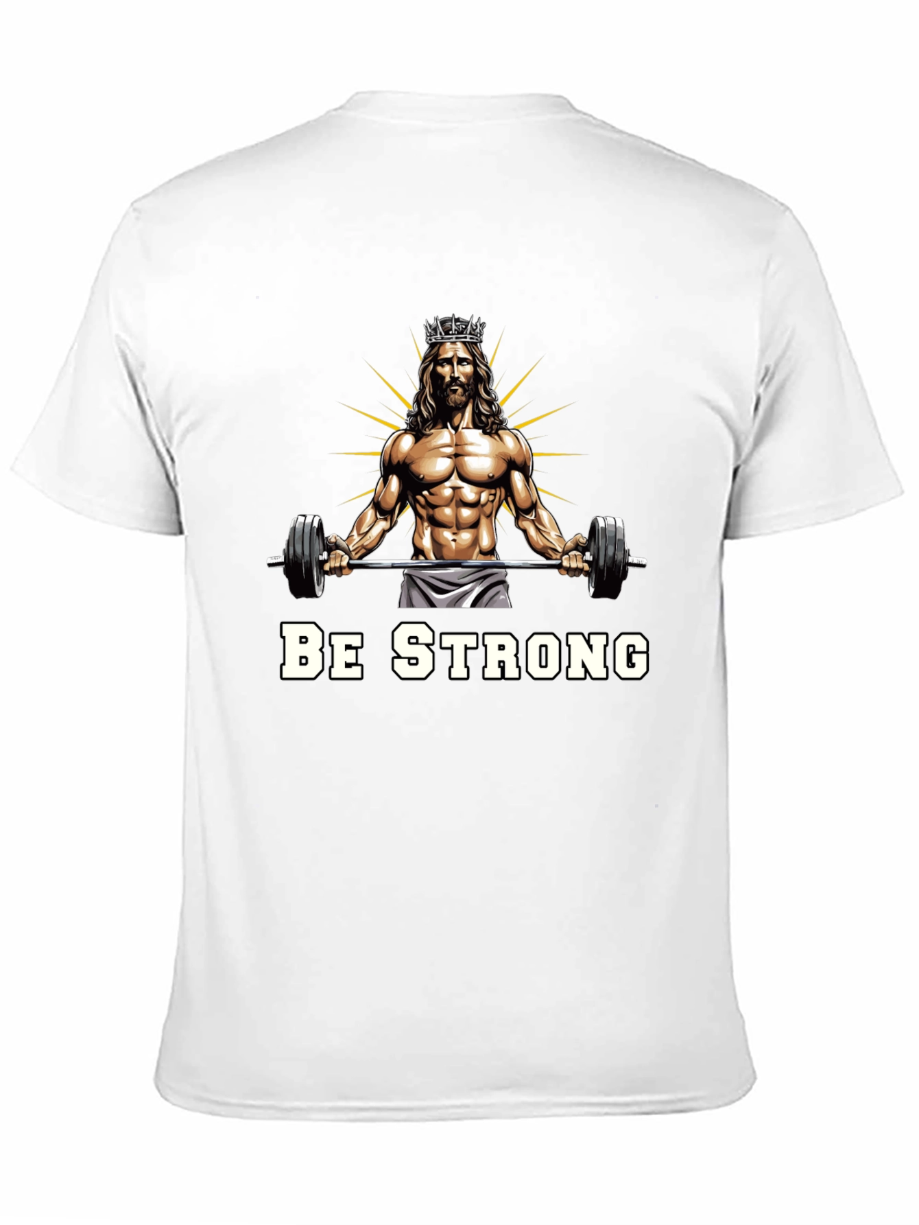 Be Strong Jesus Gym T-Shirt