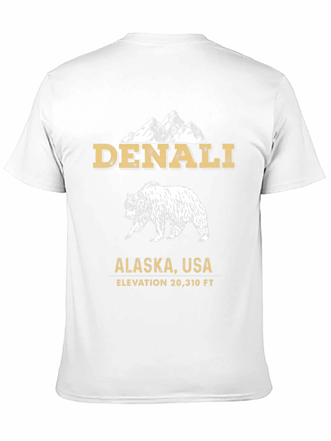 Denali Alaska T-Shirt - Mountain Bear Tee