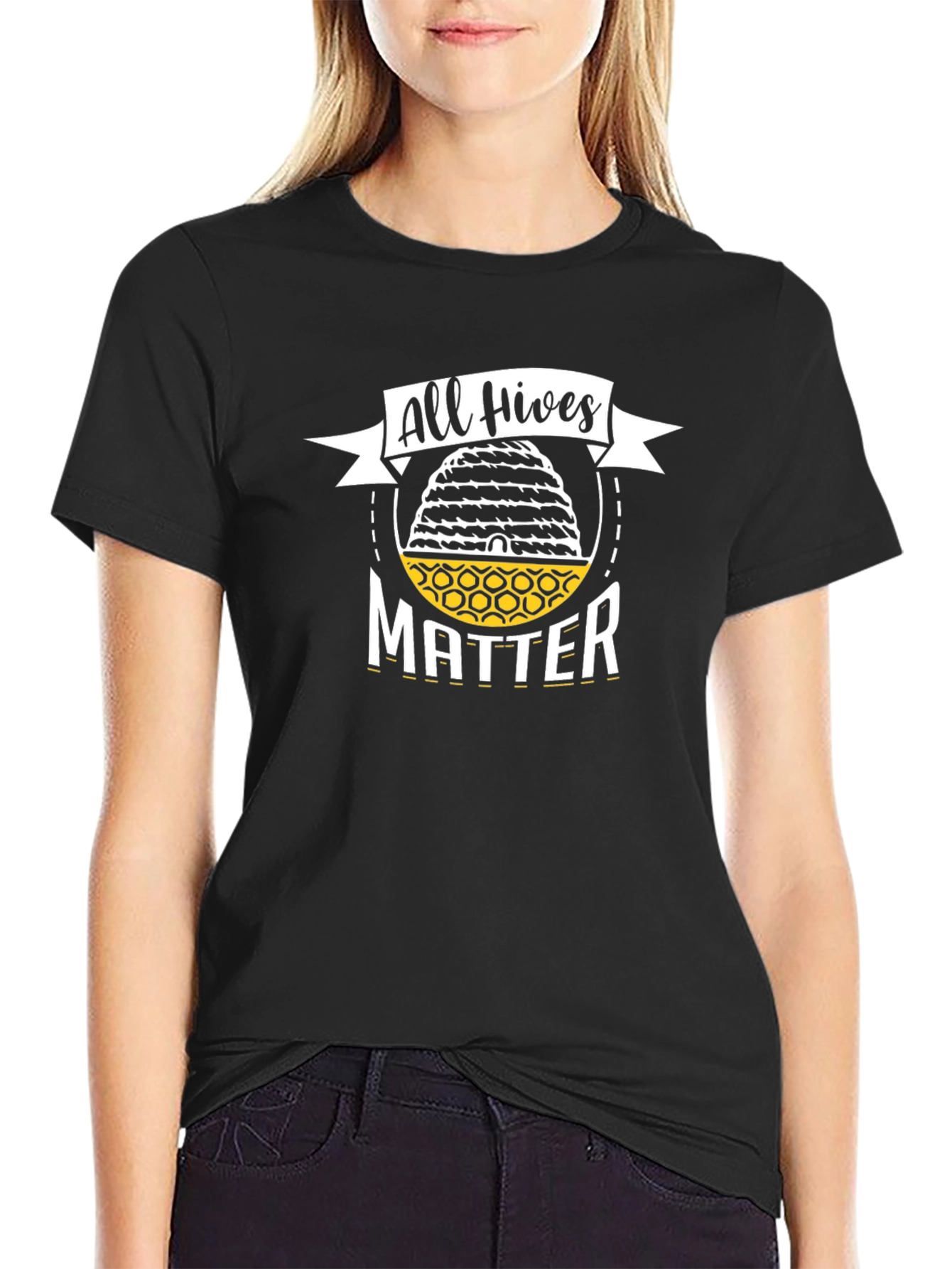 All Hives Matter Black T-Shirt - Bee Lover Gift