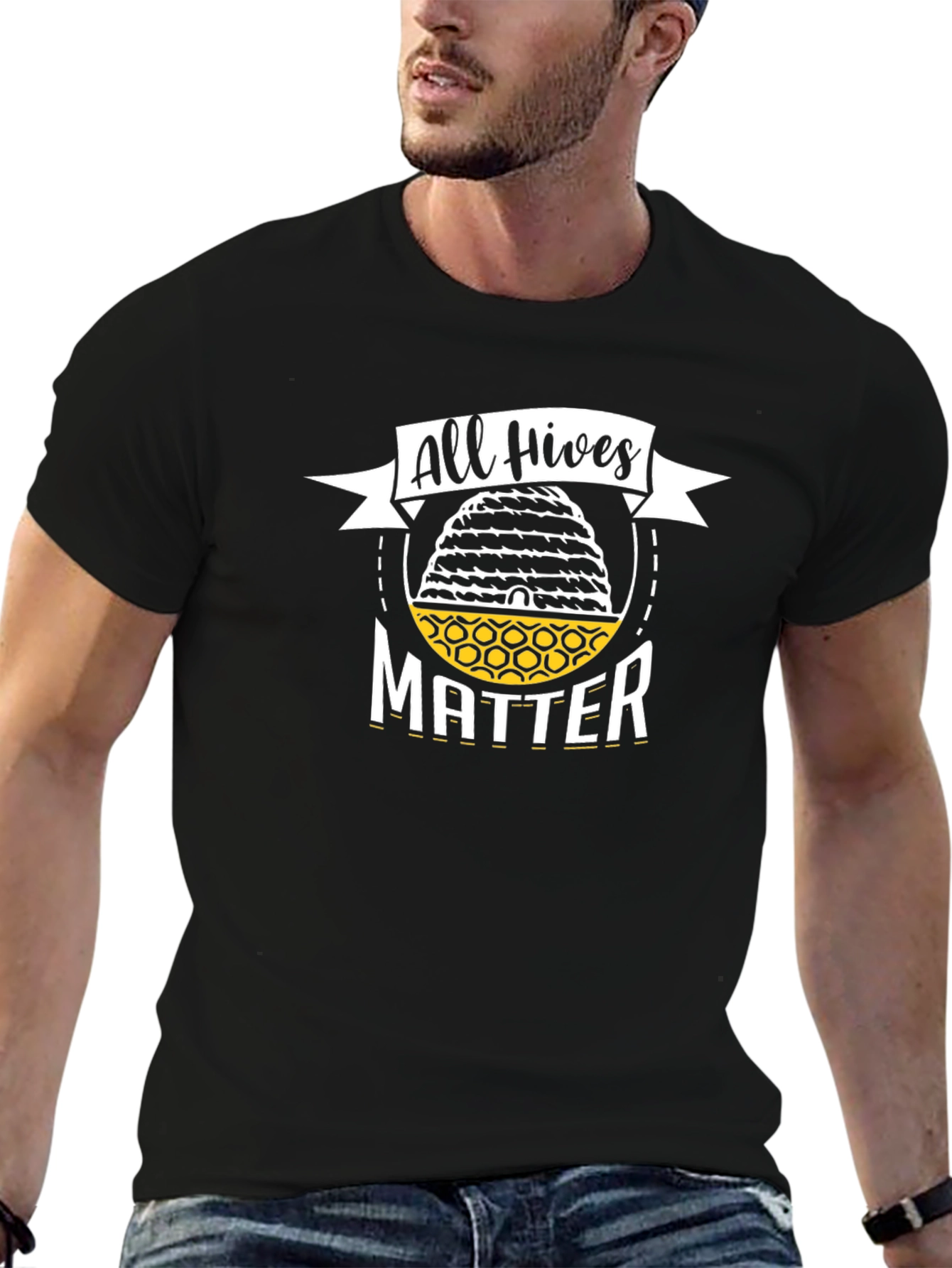 All Hives Matter Black T-Shirt - Bee Lover Gift