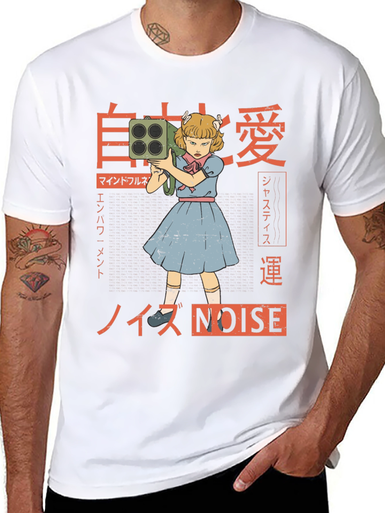 Edgy Anime Style Graphic Tee