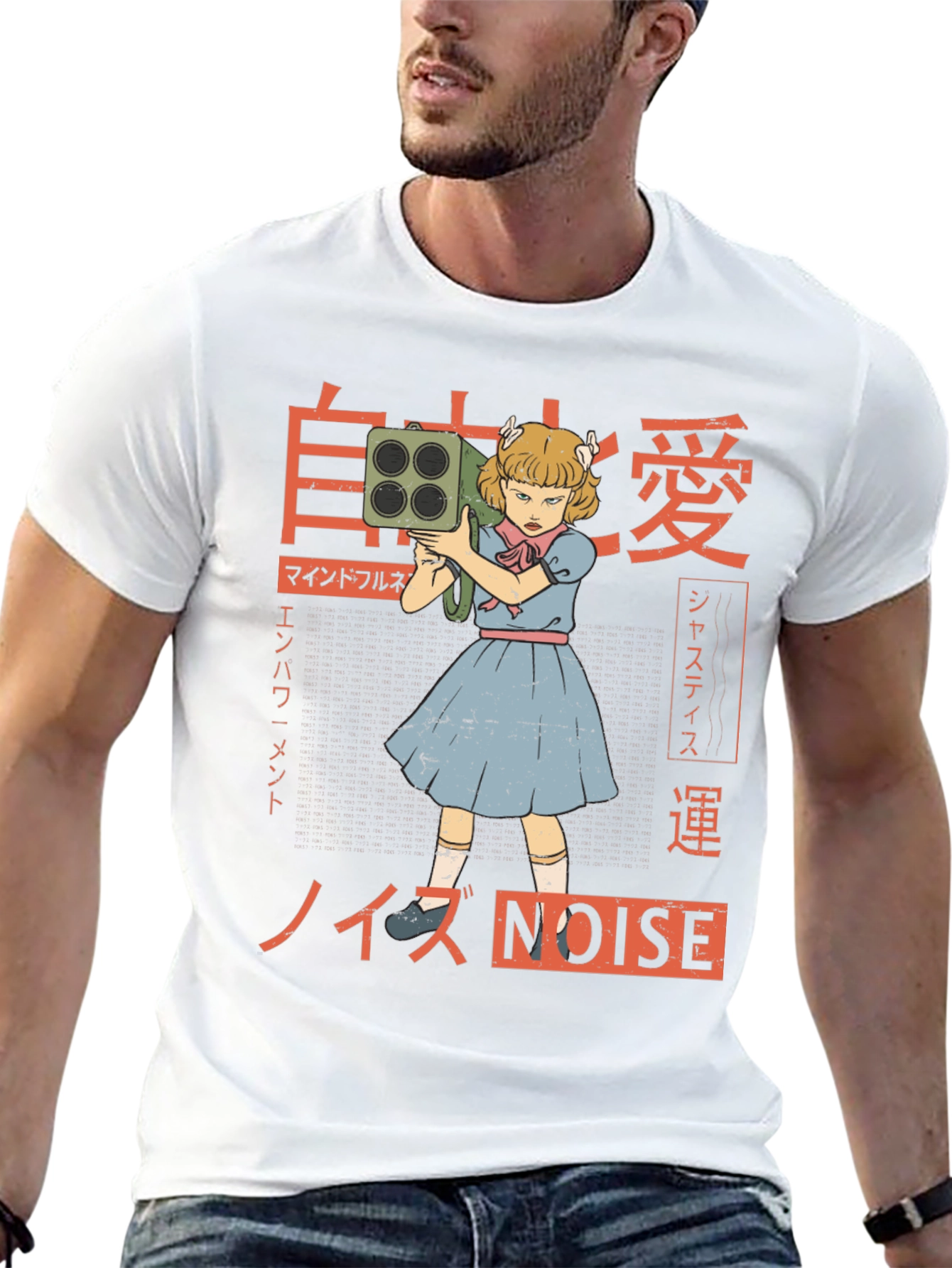 Edgy Anime Style Graphic Tee