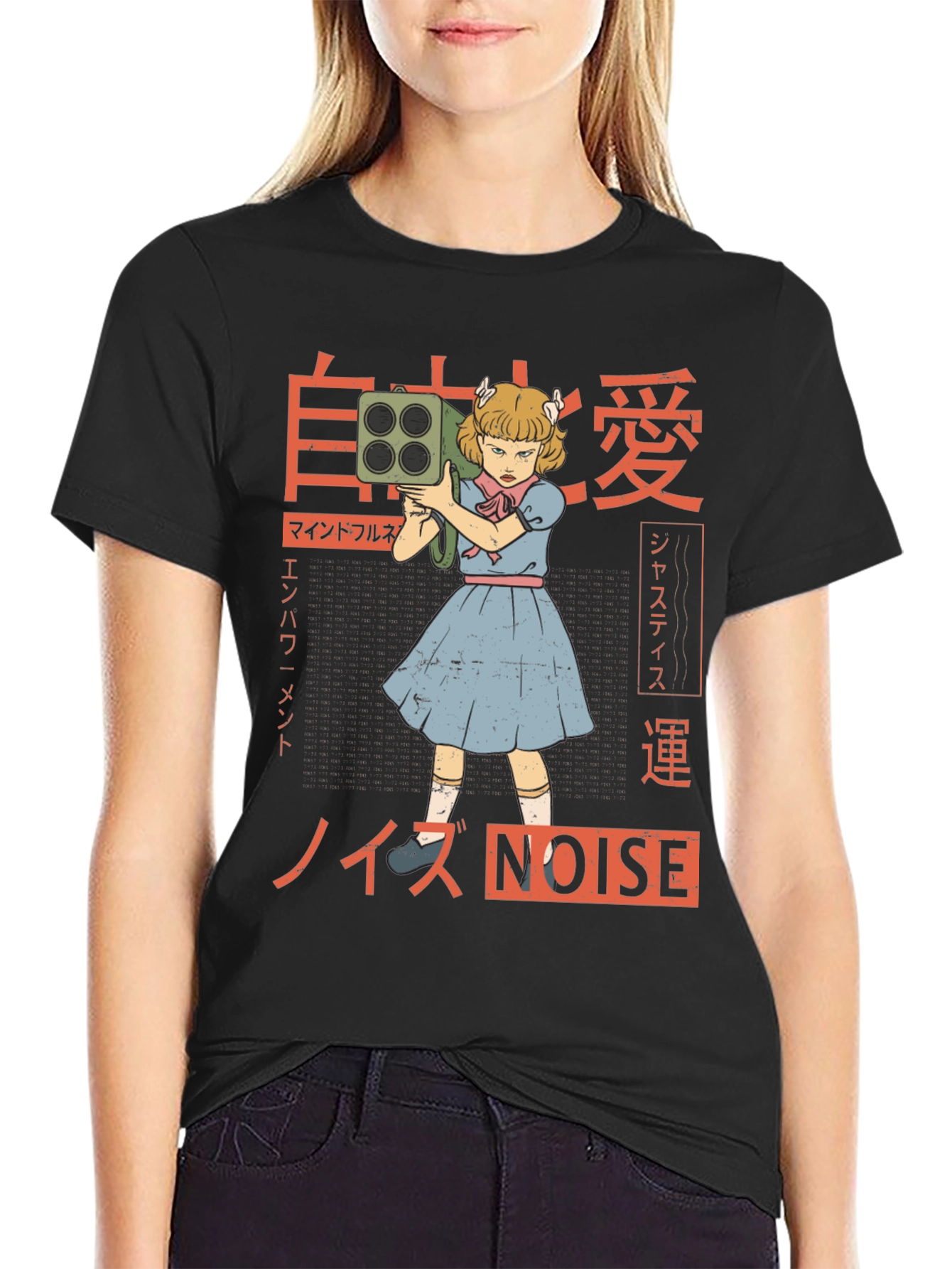 Edgy Anime Style Graphic Tee