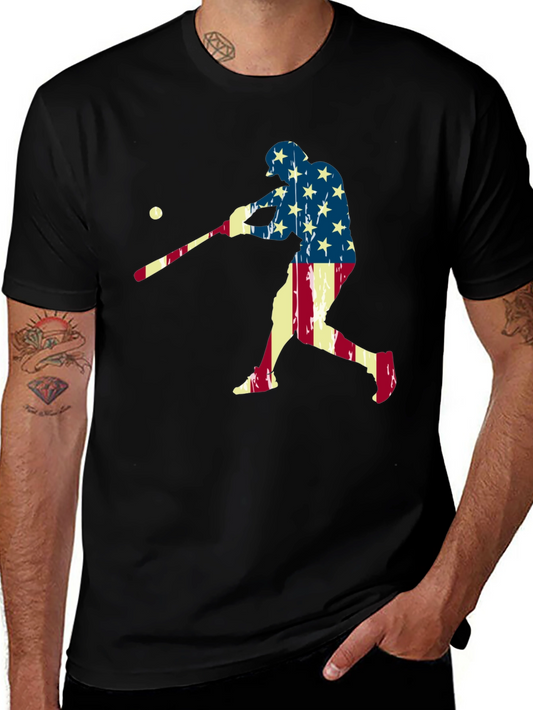 Baseball Patriotic T-Shirt