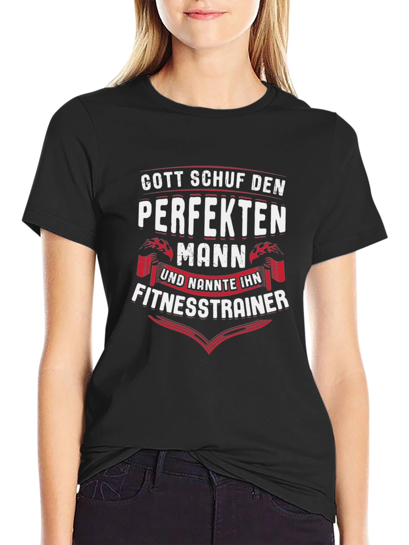 Funny Fitness Trainer T-Shirt - Perfect Man