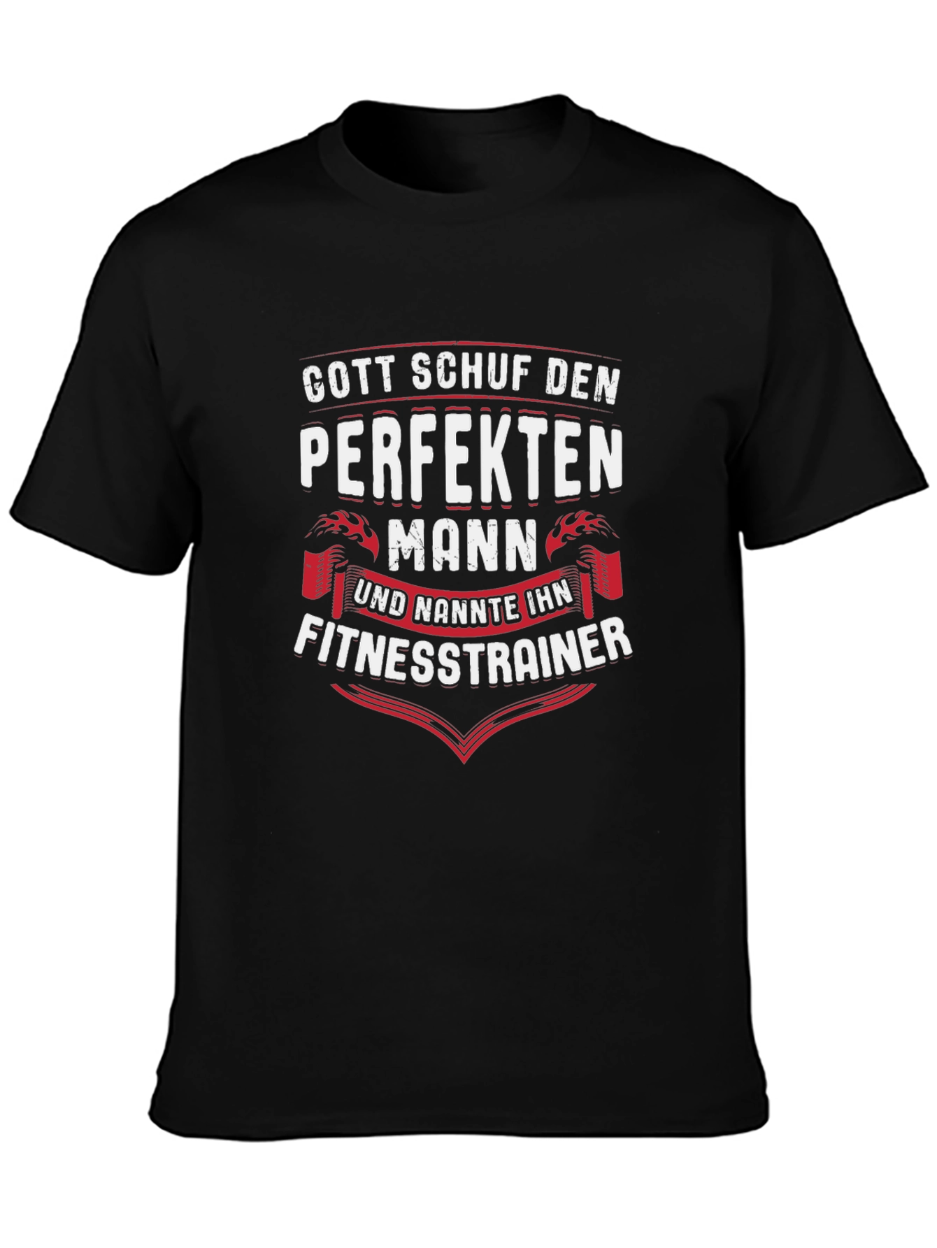 Funny Fitness Trainer T-Shirt - Perfect Man