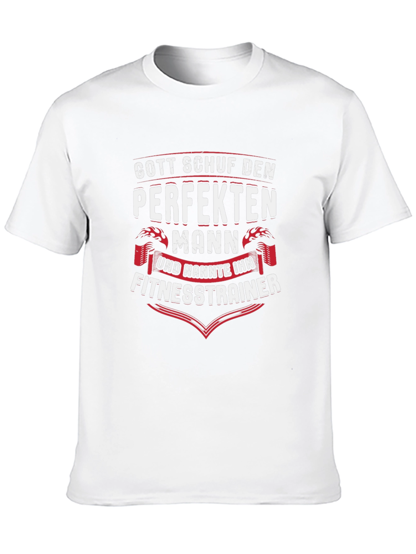 Funny Fitness Trainer T-Shirt - Perfect Man