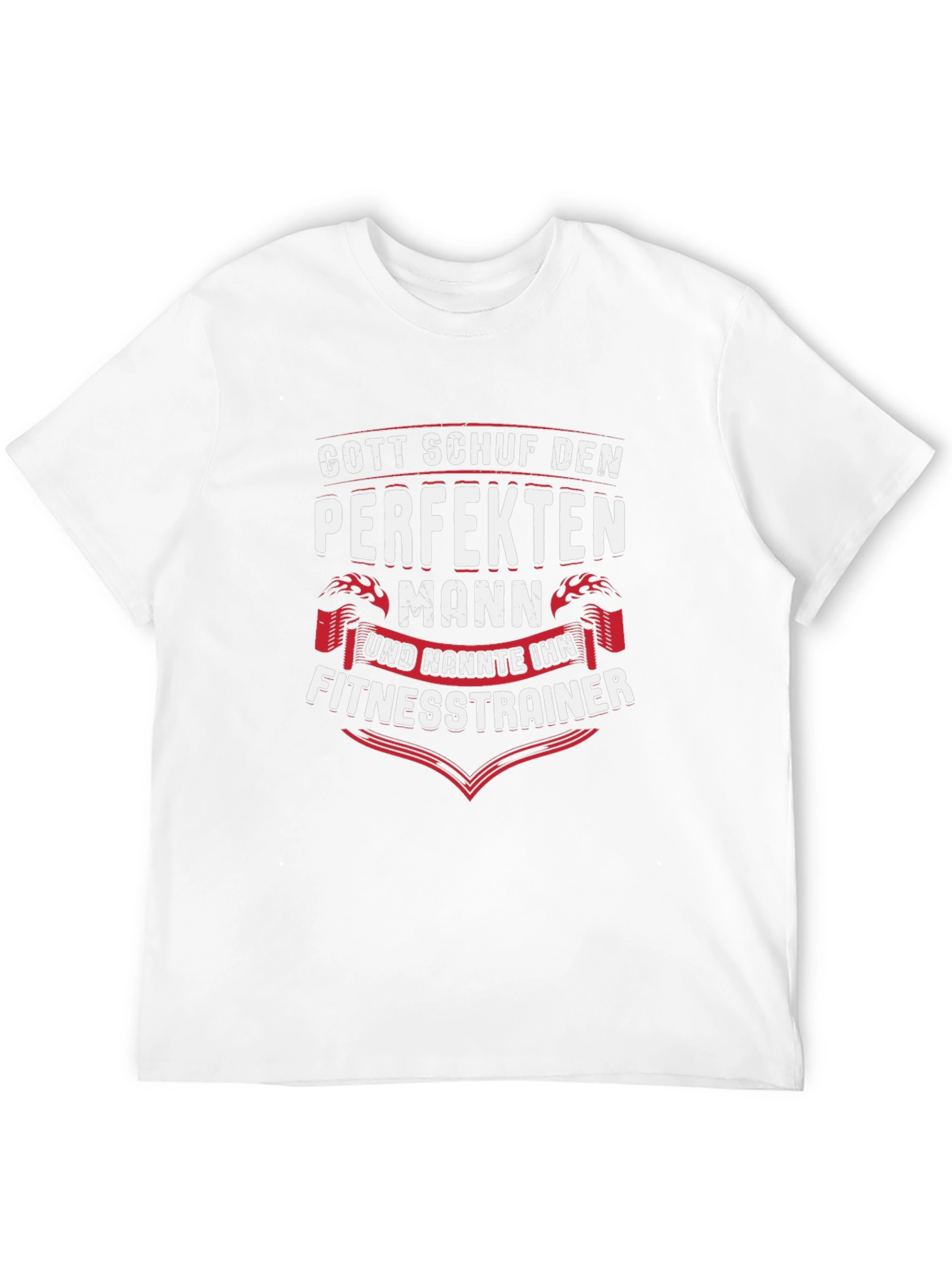 Funny Fitness Trainer T-Shirt - Perfect Man