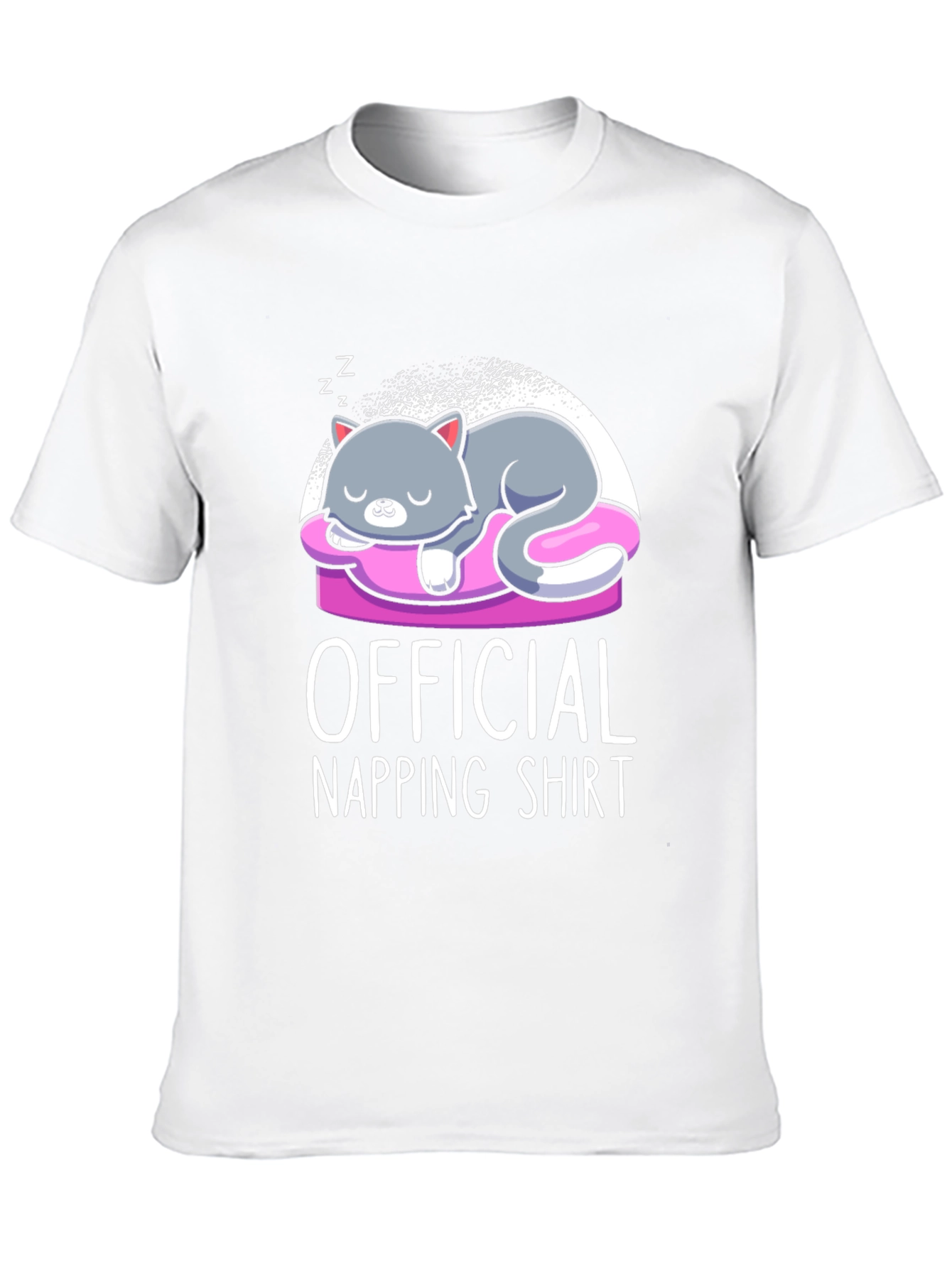 Official Napping Shirt - Cute Cat Design