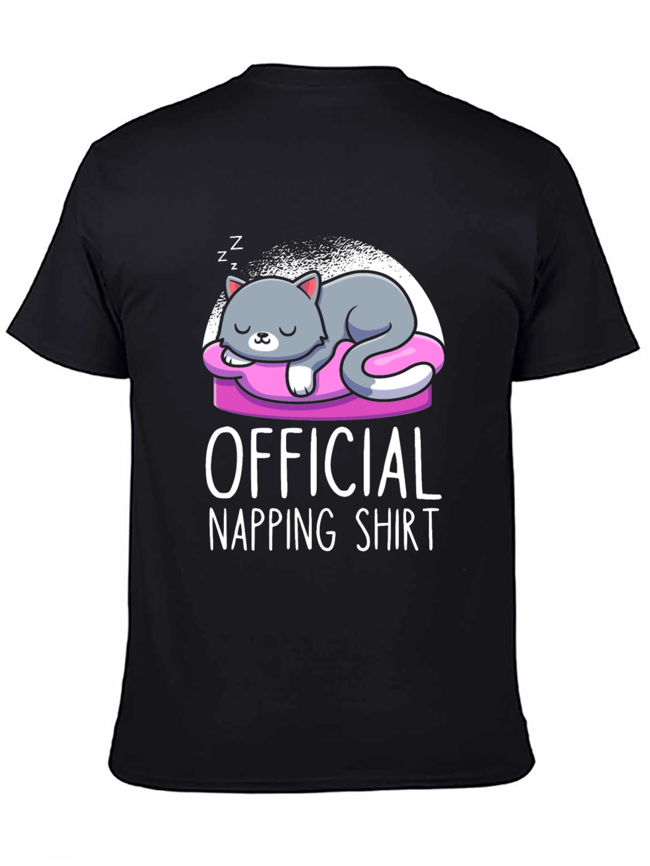 Official Napping Shirt - Cute Cat Design