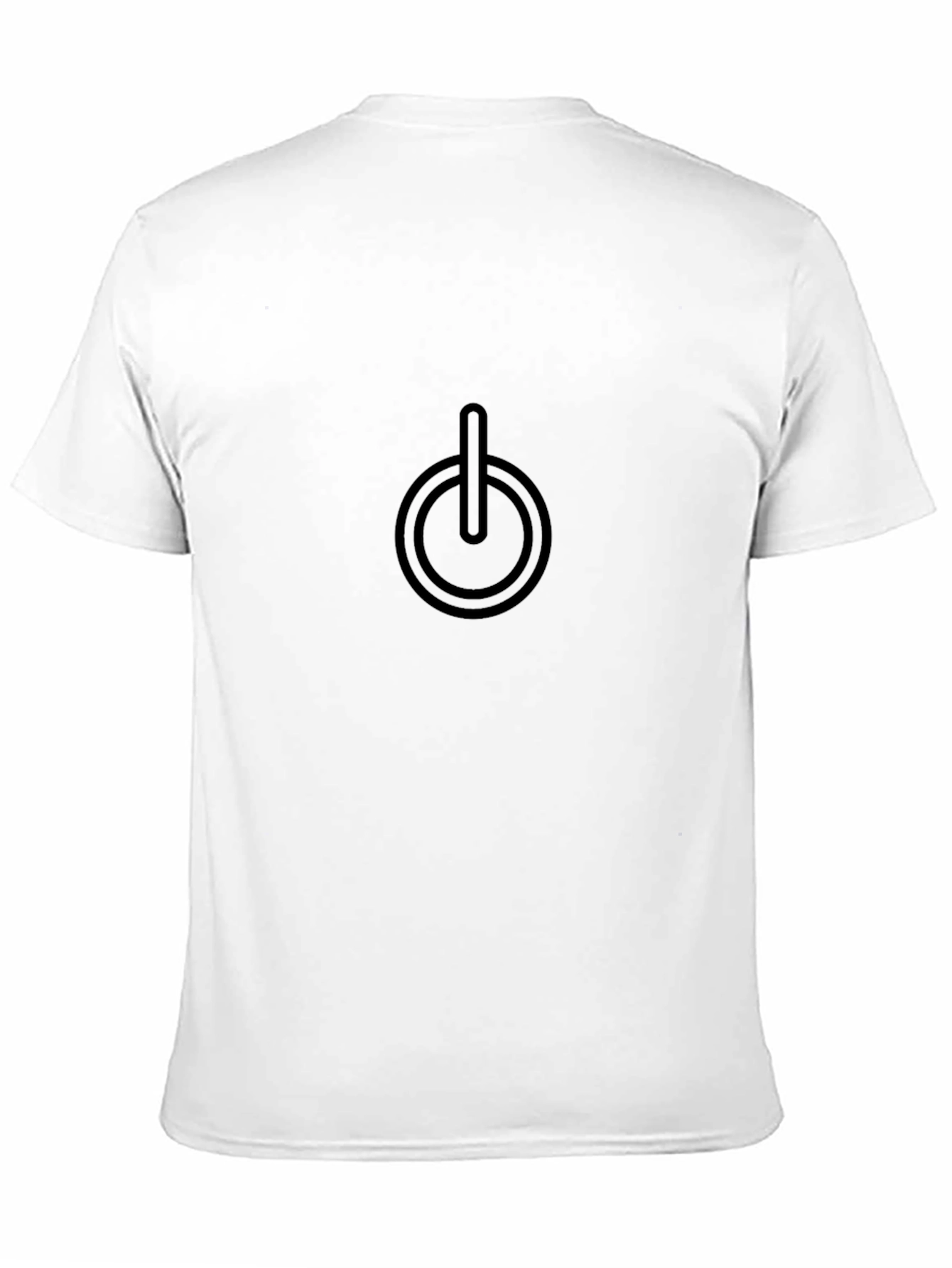 Power Button T-Shirt - Soft Cotton Tee