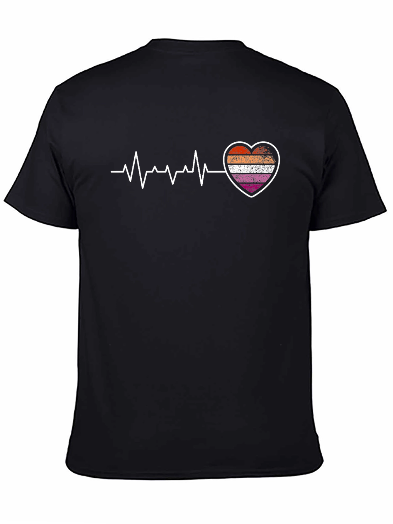 Lesbian Heartbeat Pride T-Shirt