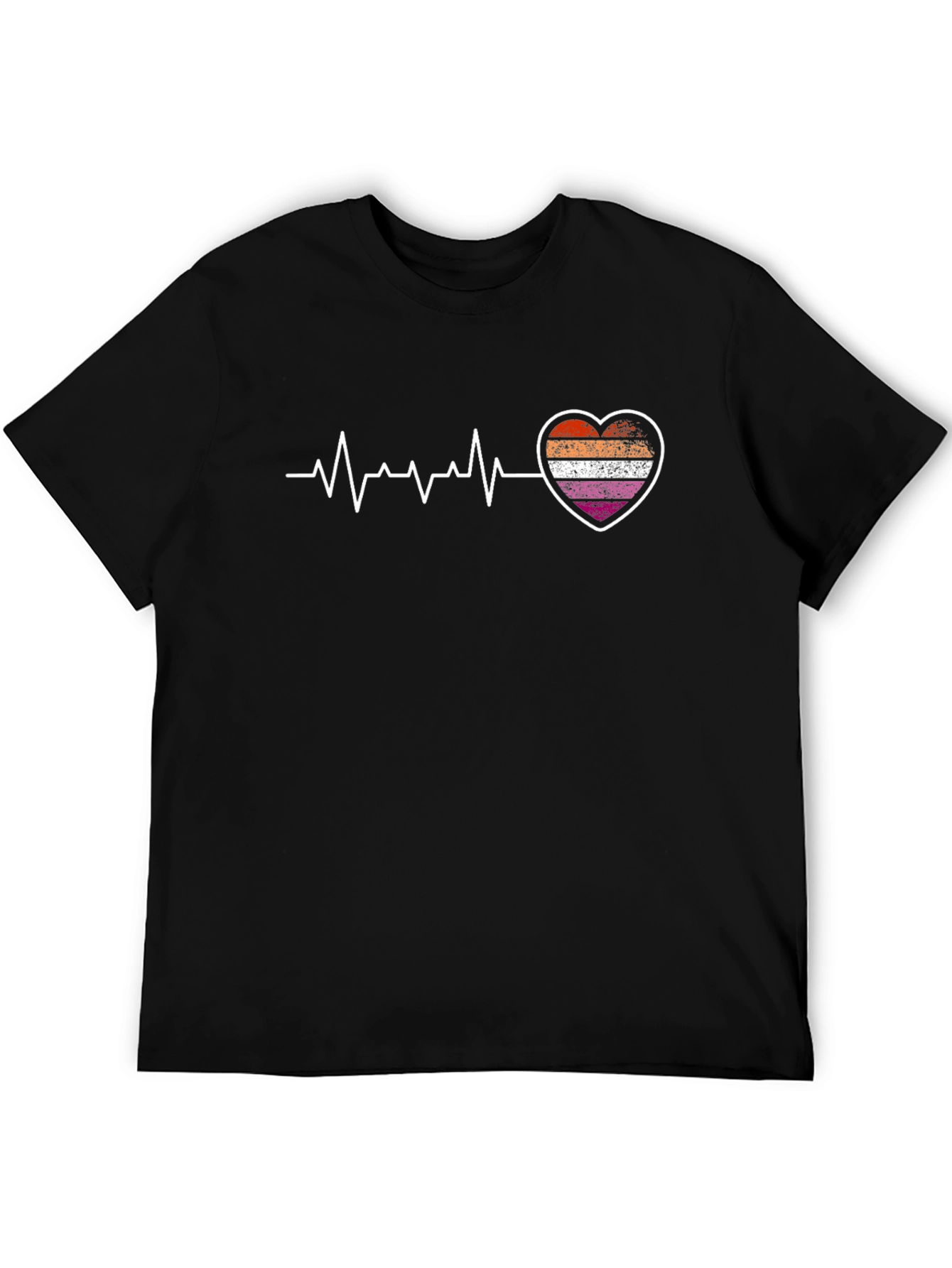 Lesbian Heartbeat Pride T-Shirt