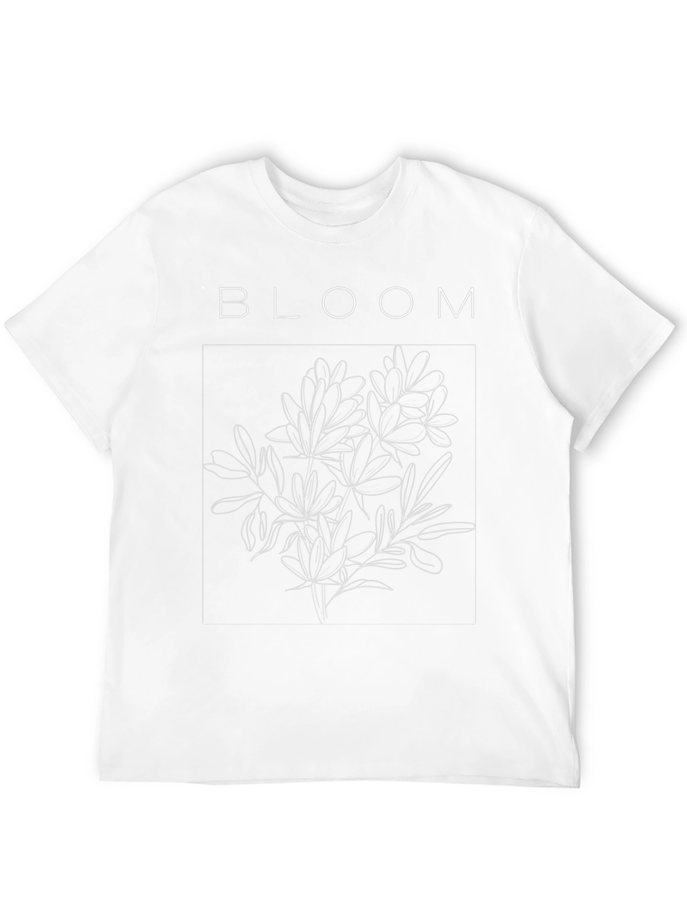 Bloom Graphic Tee - Black Cotton