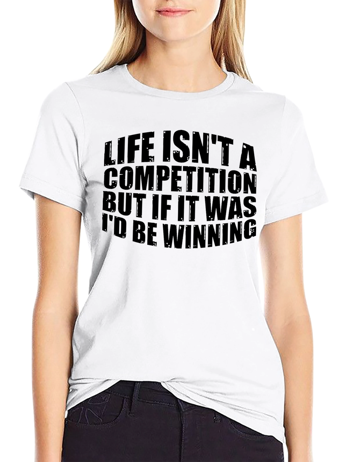 Life Isnt A Competition Graphic Tee