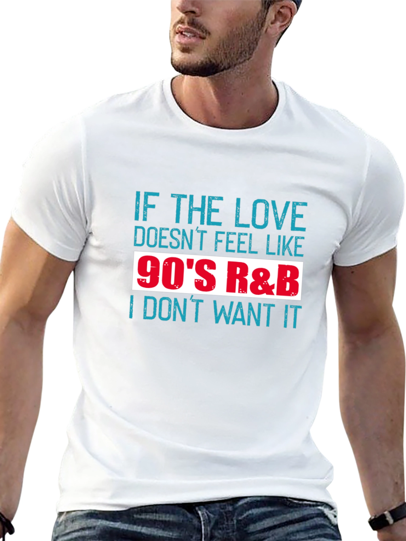 90s R&B Music Fan T-Shirt - Love & Nostalgia