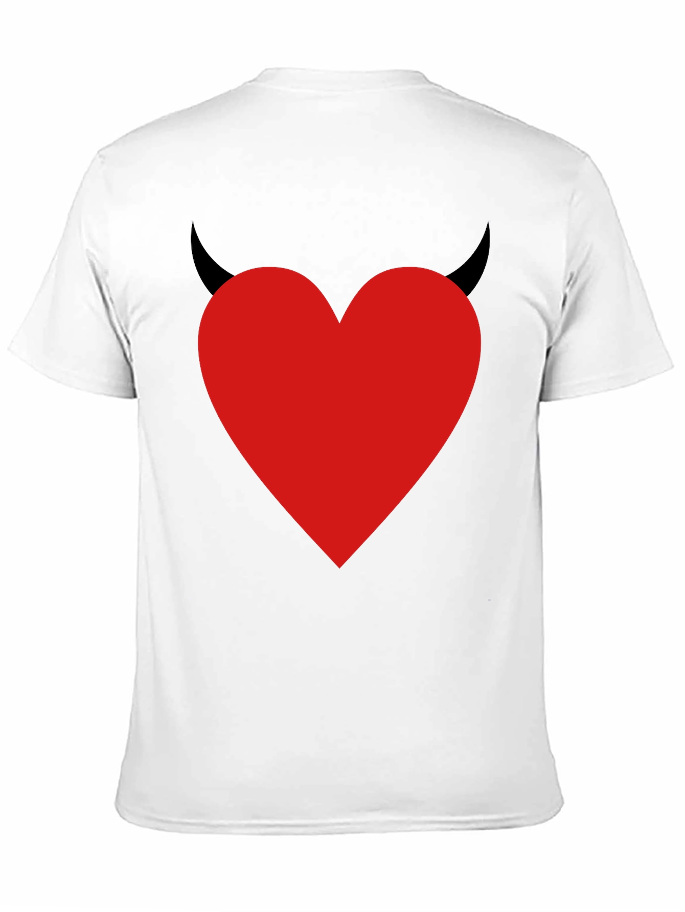 Devil Heart Graphic T-Shirt - Mens Black Tee