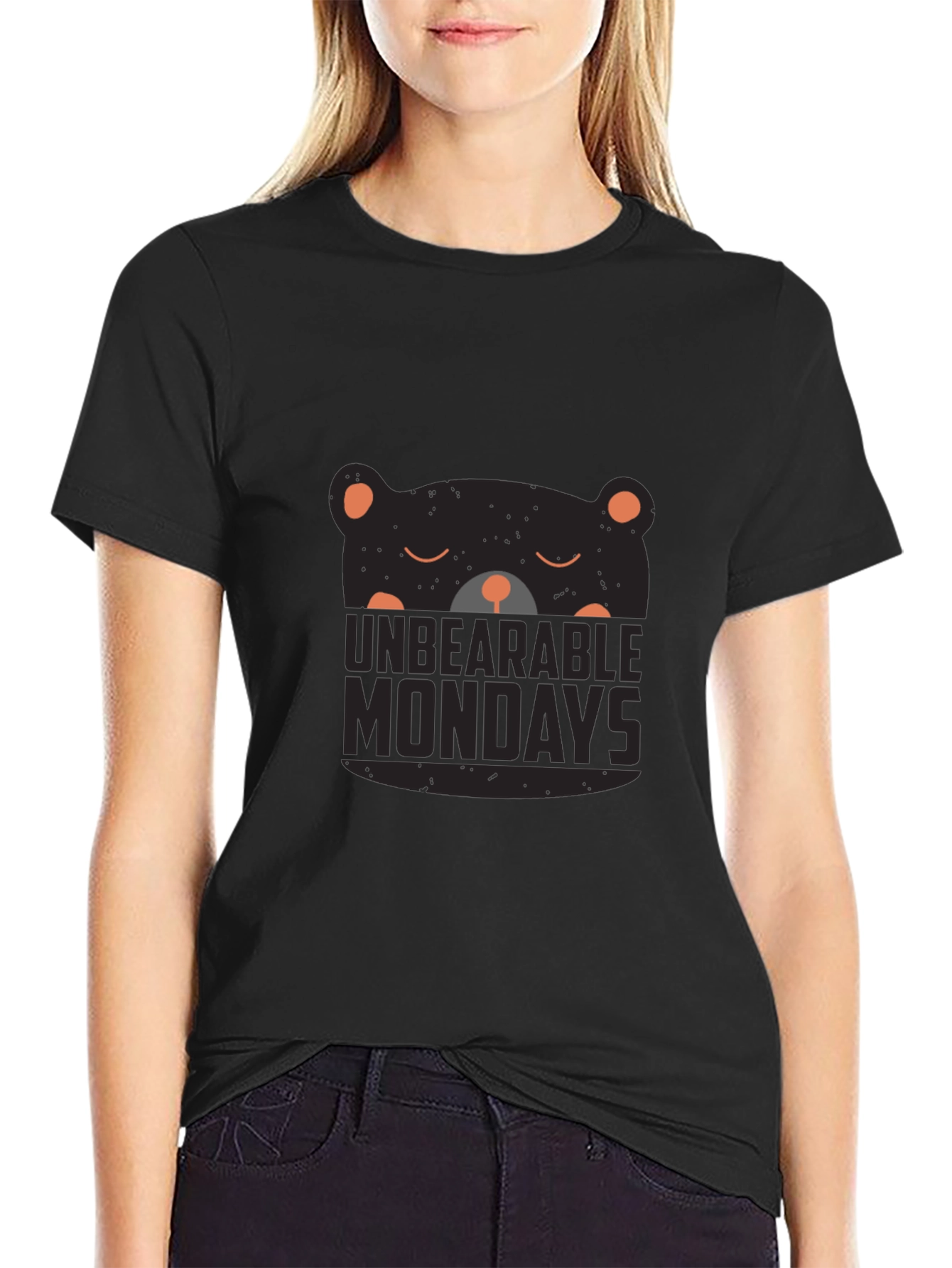 Unbearable Mondays Graphic T-Shirt