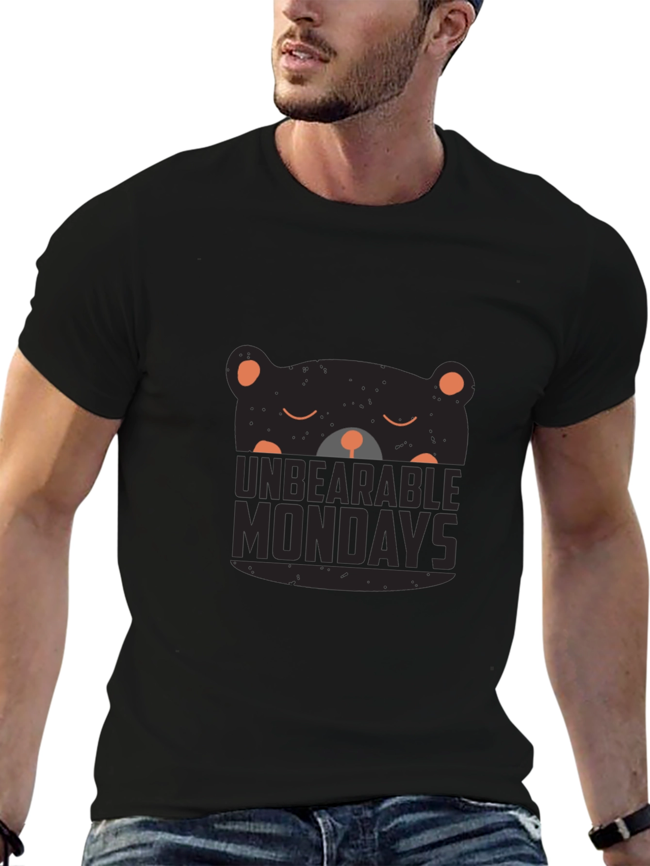 Unbearable Mondays Graphic T-Shirt