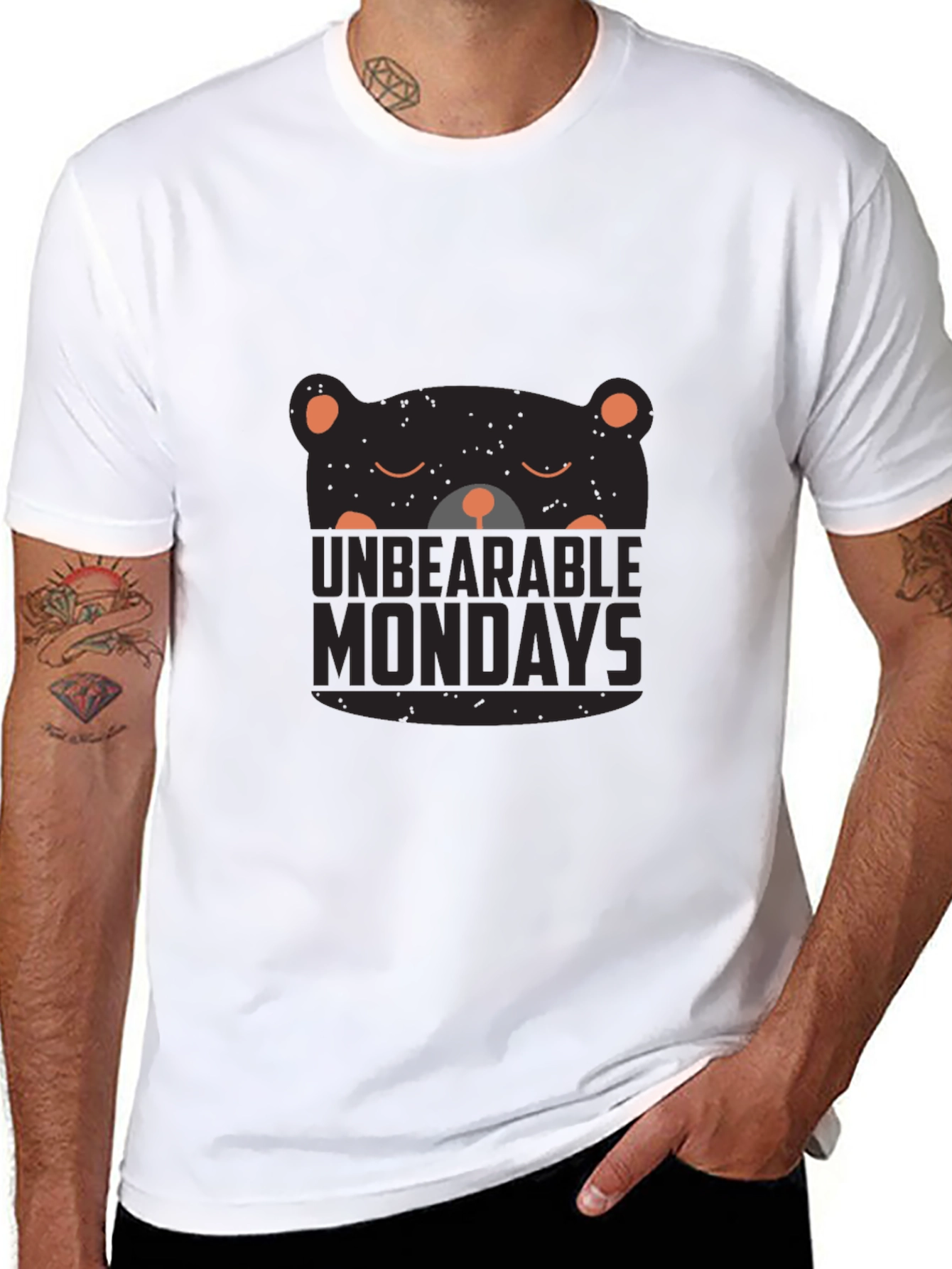 Unbearable Mondays Graphic T-Shirt