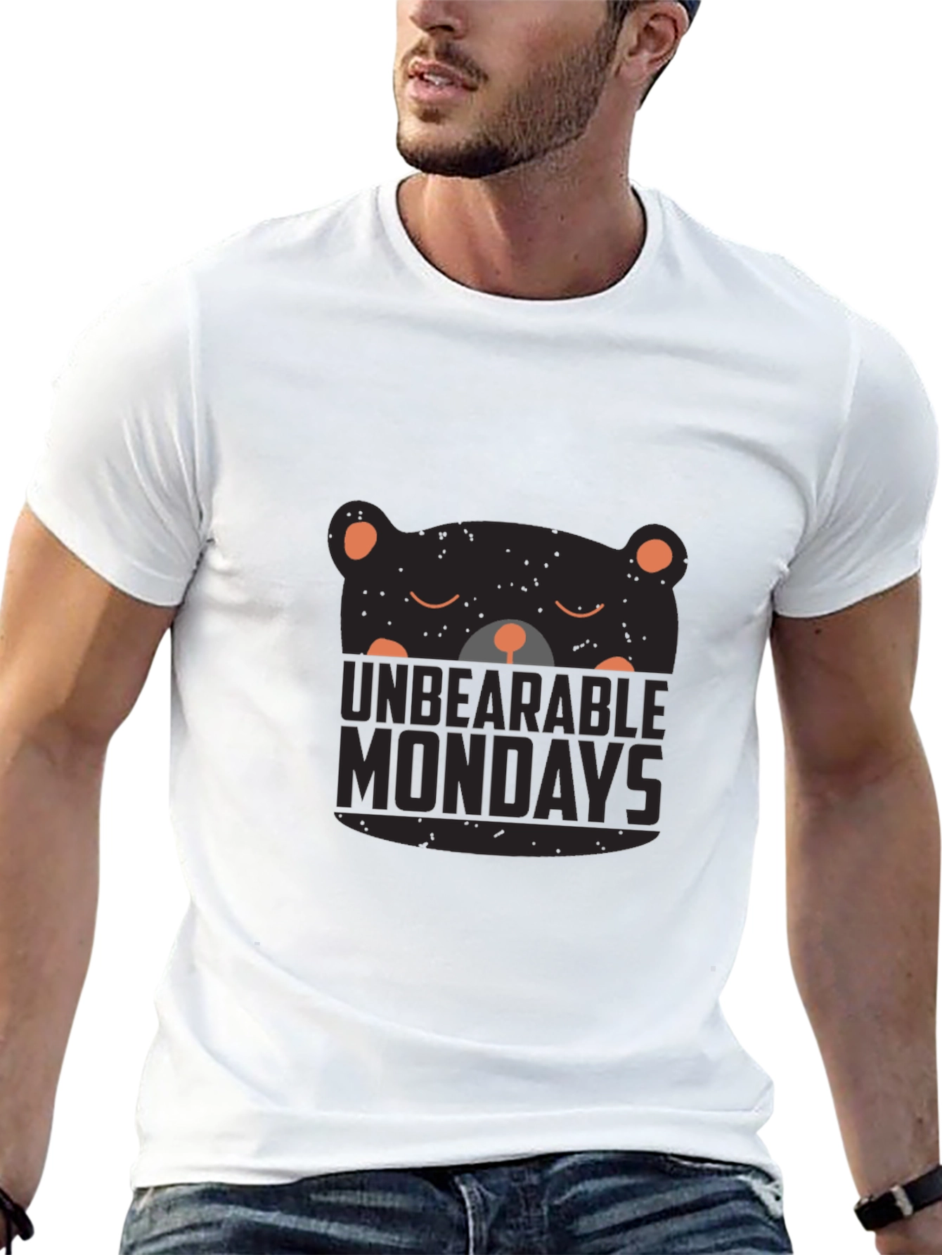 Unbearable Mondays Graphic T-Shirt