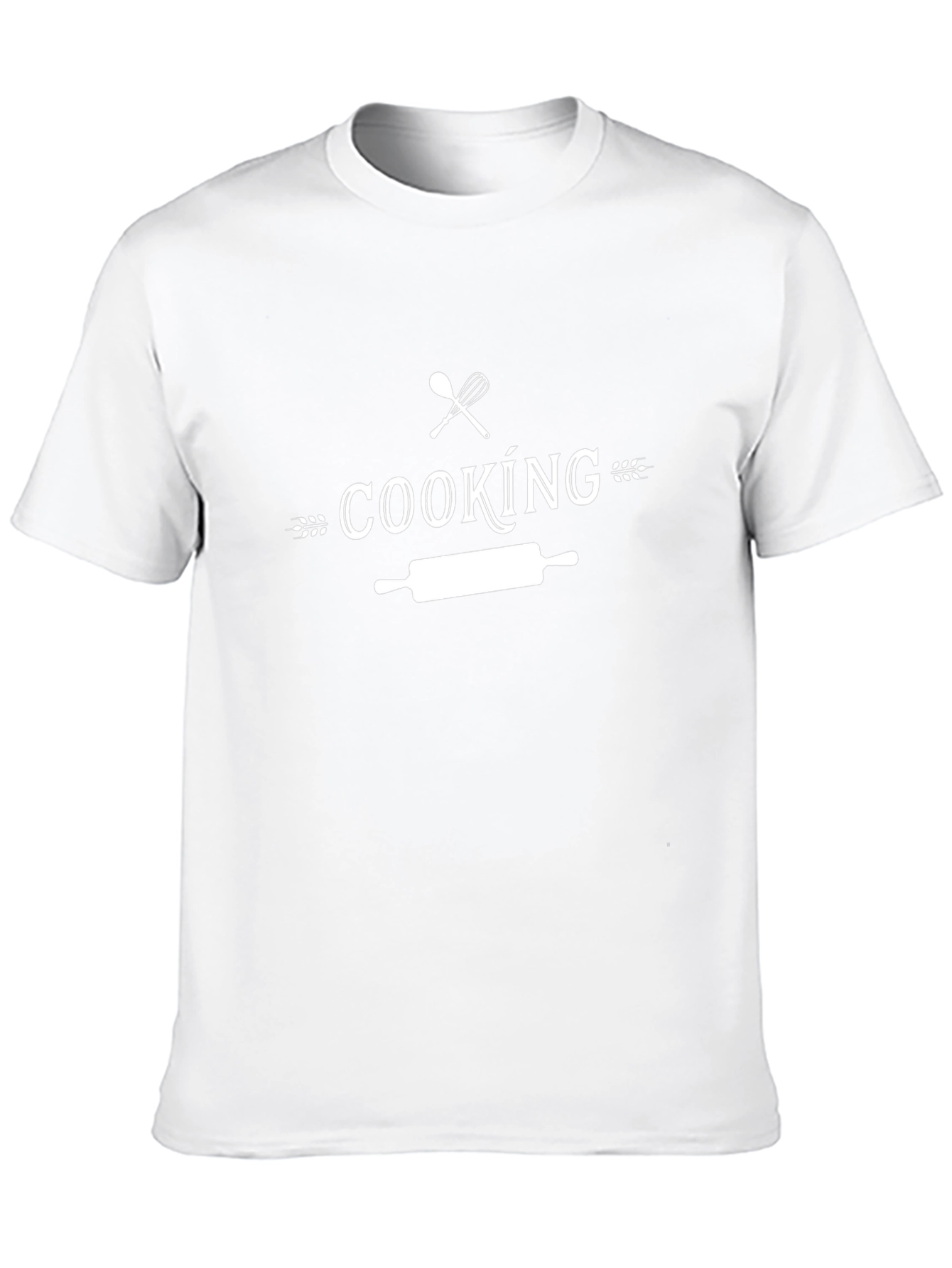 Cooking Graphic Tee - Whisk Rolling Pin Kitchen Shirt
