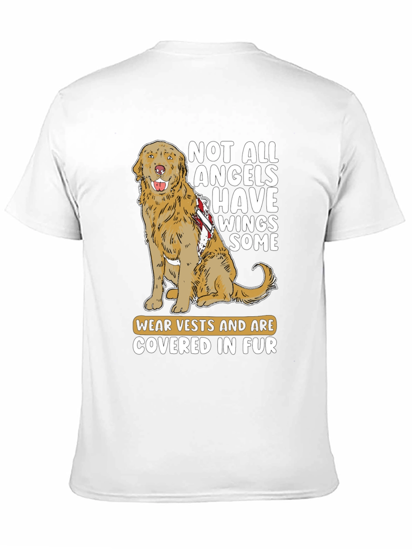 Dog Angel T-Shirt - Furry Friends Apparel