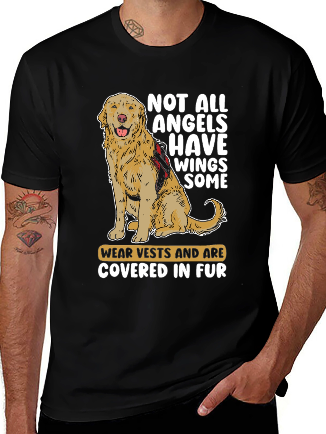 Dog Angel T-Shirt - Furry Friends Apparel