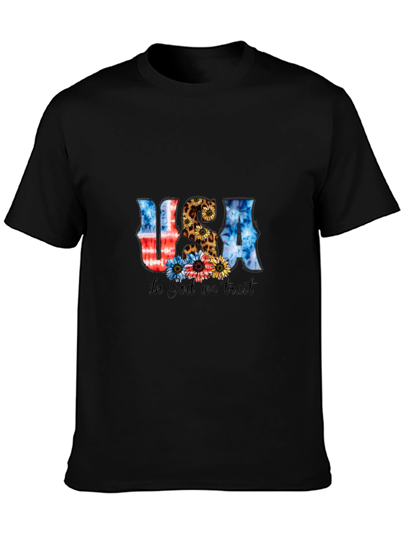 USA Patriotic Graphic T-Shirt