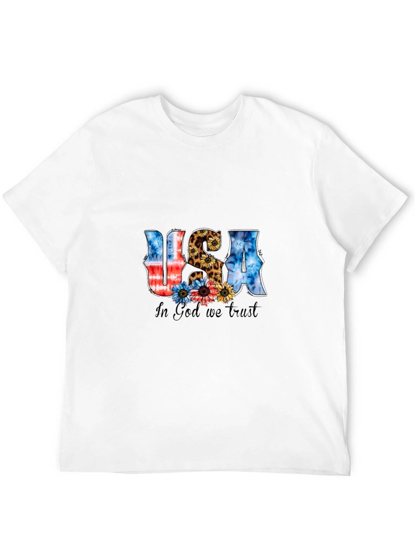 USA Patriotic Graphic T-Shirt