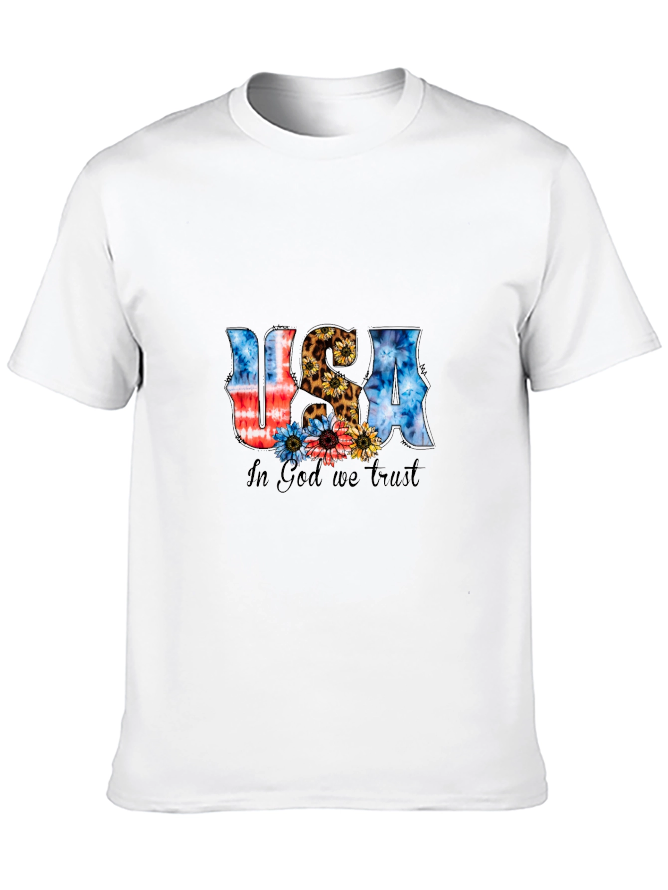 USA Patriotic Graphic T-Shirt