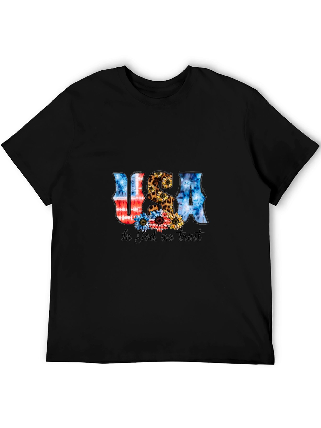 USA Patriotic Graphic T-Shirt