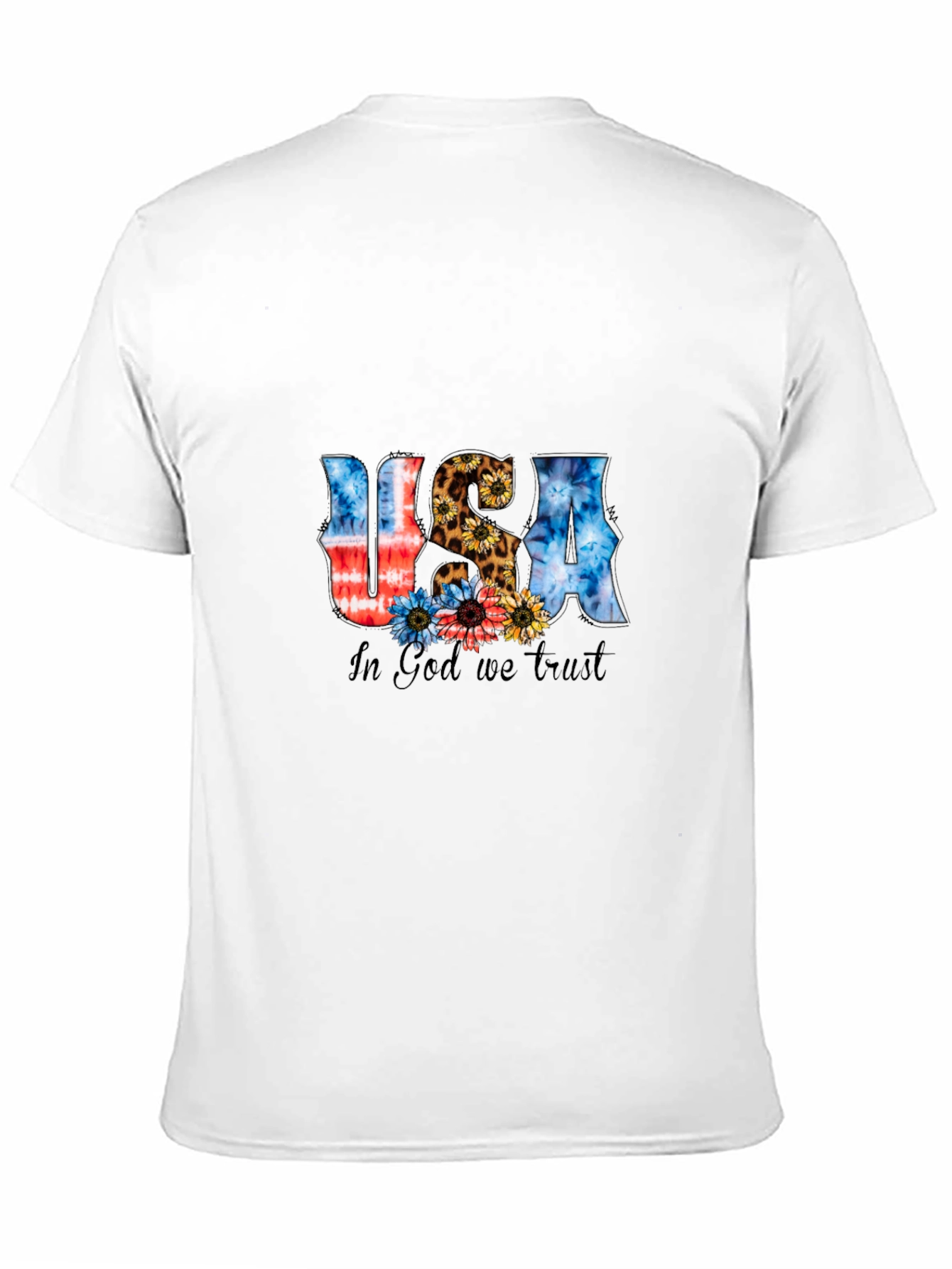 USA Patriotic Graphic T-Shirt