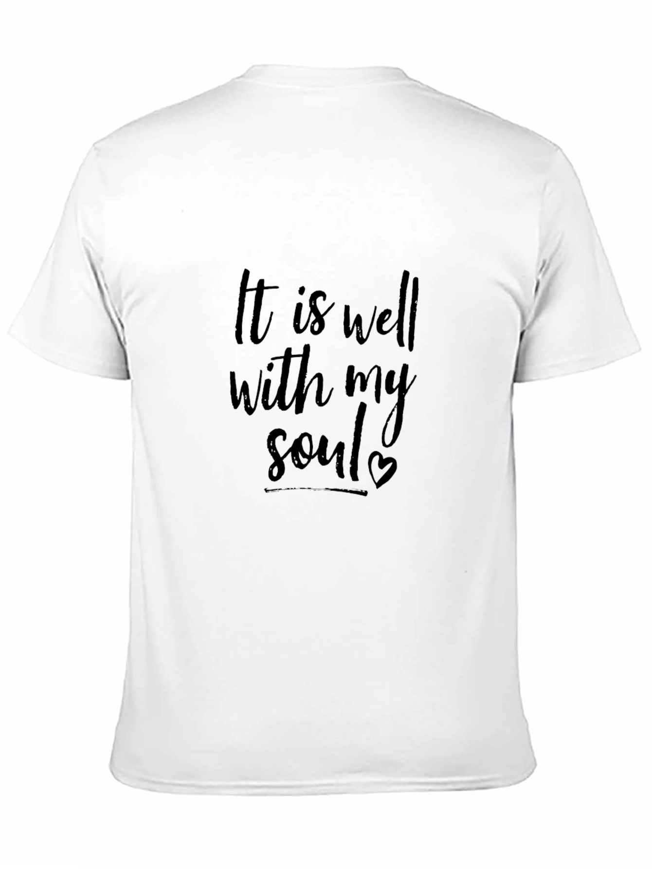 It Is Well With My Soul Black T-Shirt