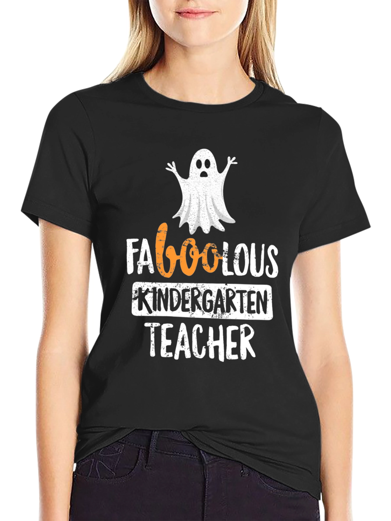 Fabulous Kindergarten Teacher Halloween T-Shirt