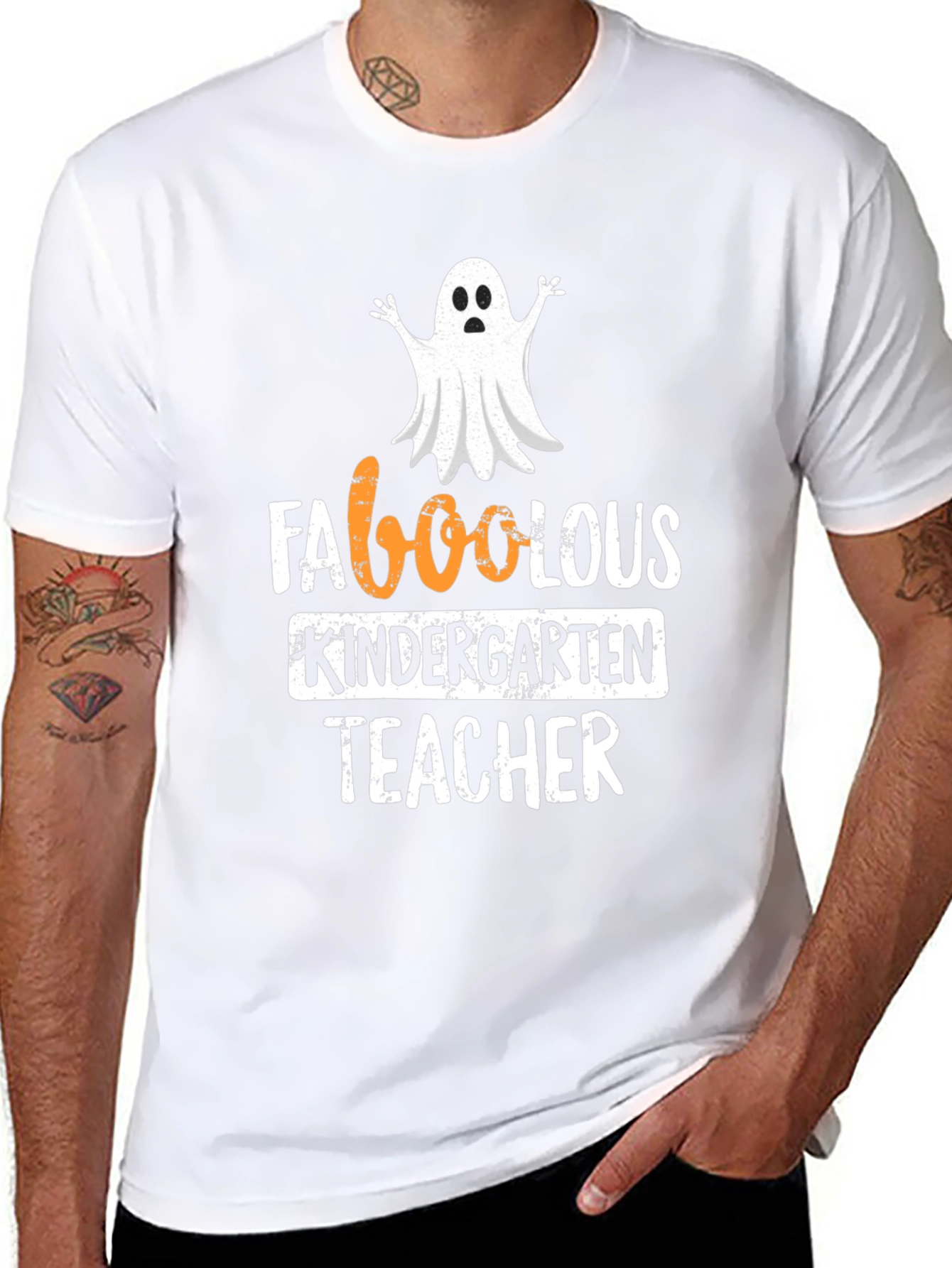 Fabulous Kindergarten Teacher Halloween T-Shirt
