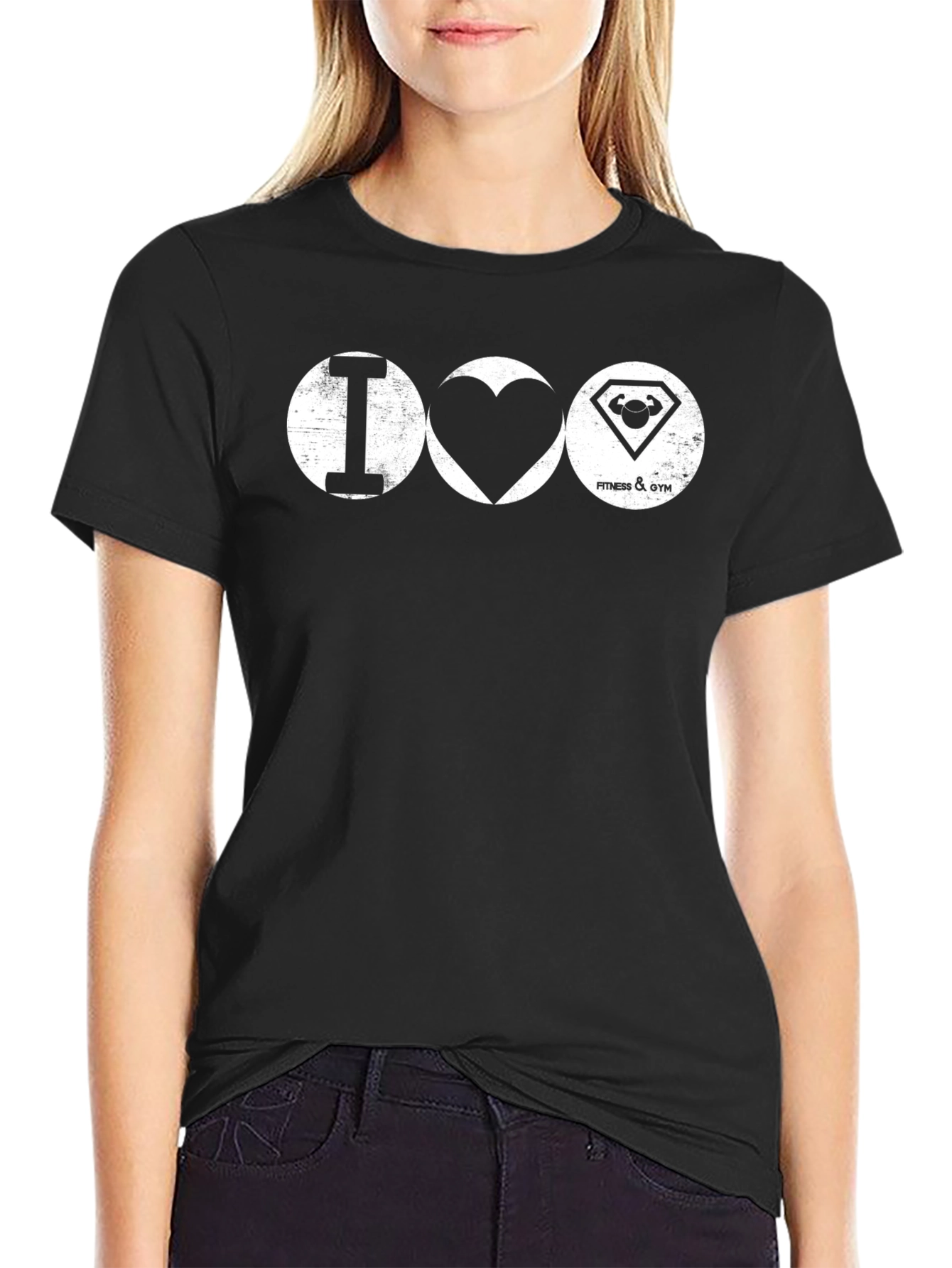 I Love Fitness & Gym T-Shirt