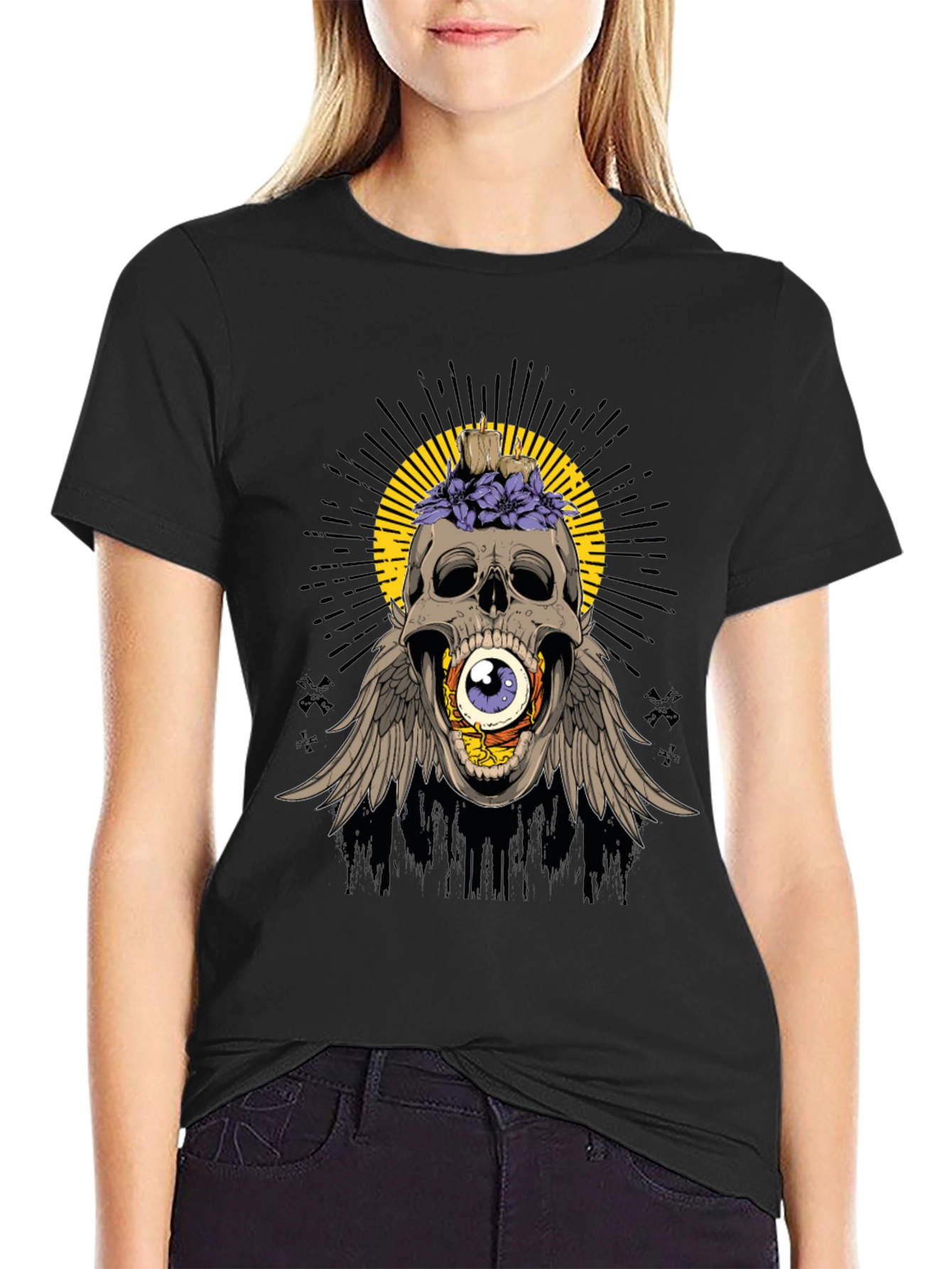 Skull with Eye Graphic Tee