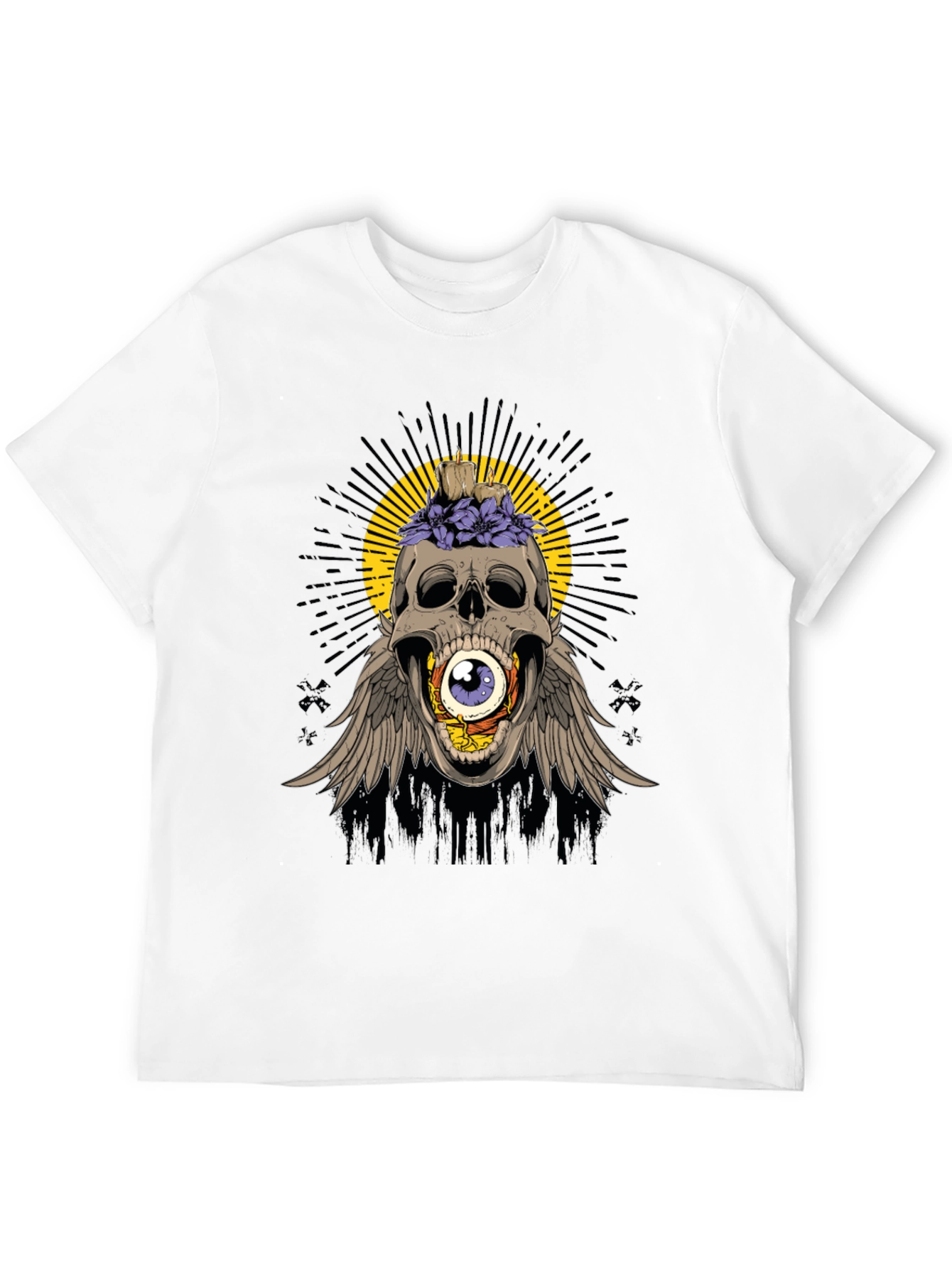 Skull with Eye Graphic Tee