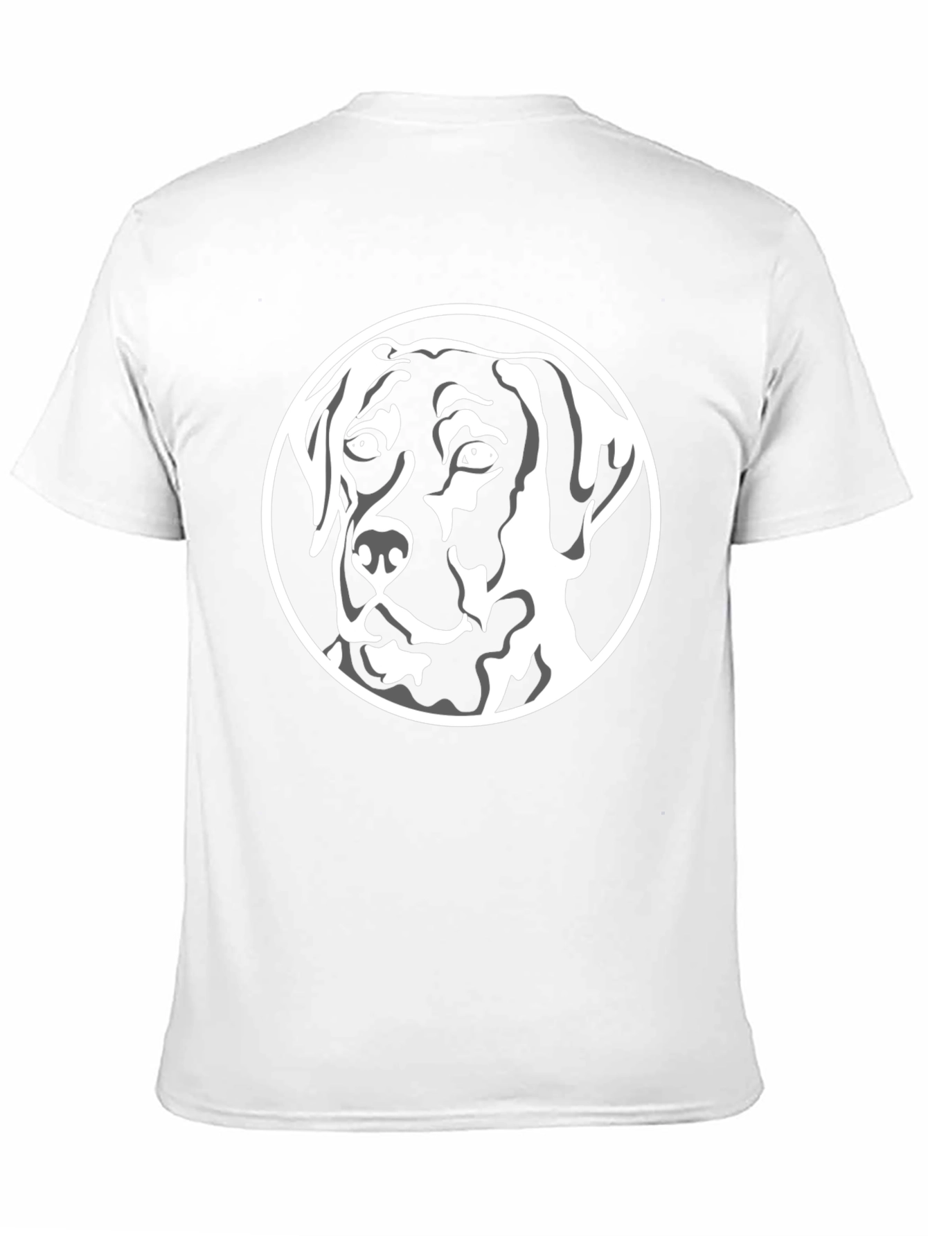 Dog Graphic Tee - Black Stylish Canine T-Shirt