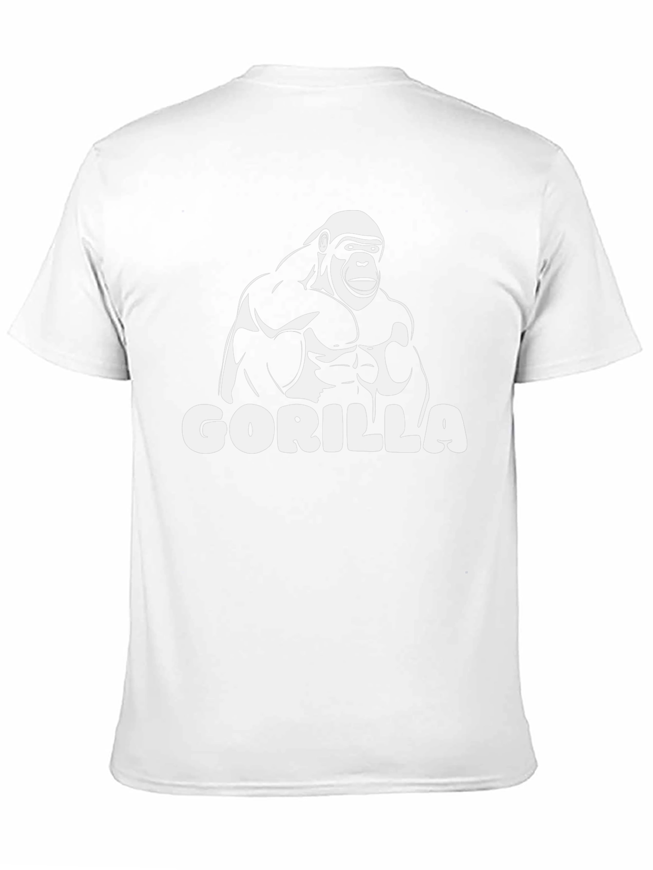 Gorilla Graphic Tee - Black Cotton T-Shirt