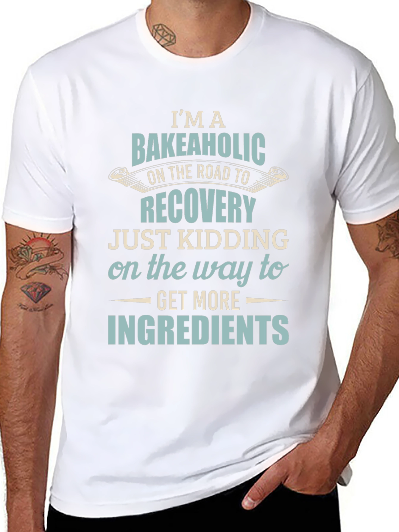 Bakeaholic Funny T-Shirt - Baking Addict Tee
