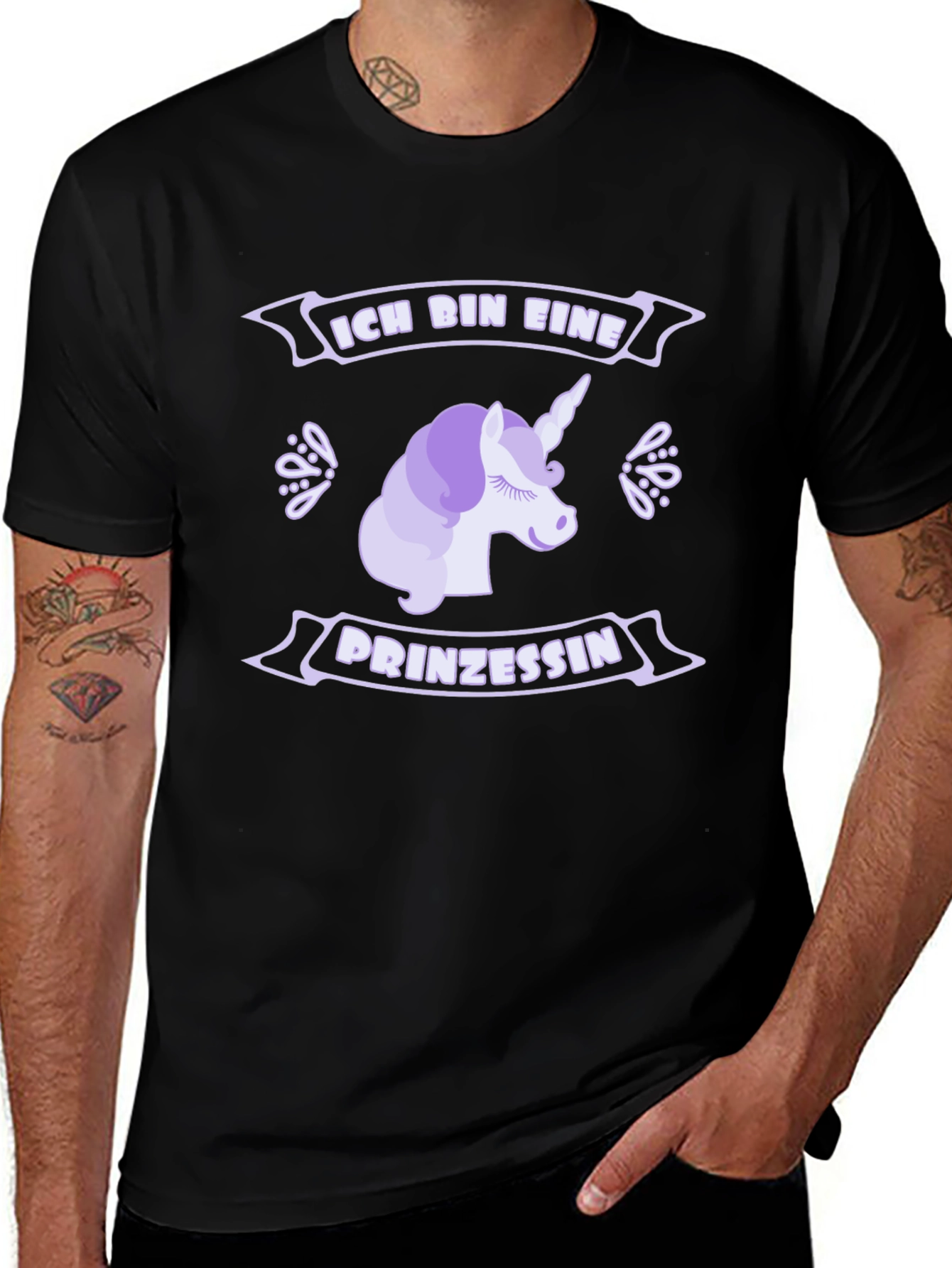 Ich Bin Eine Prinzessin Unicorn T-Shirt