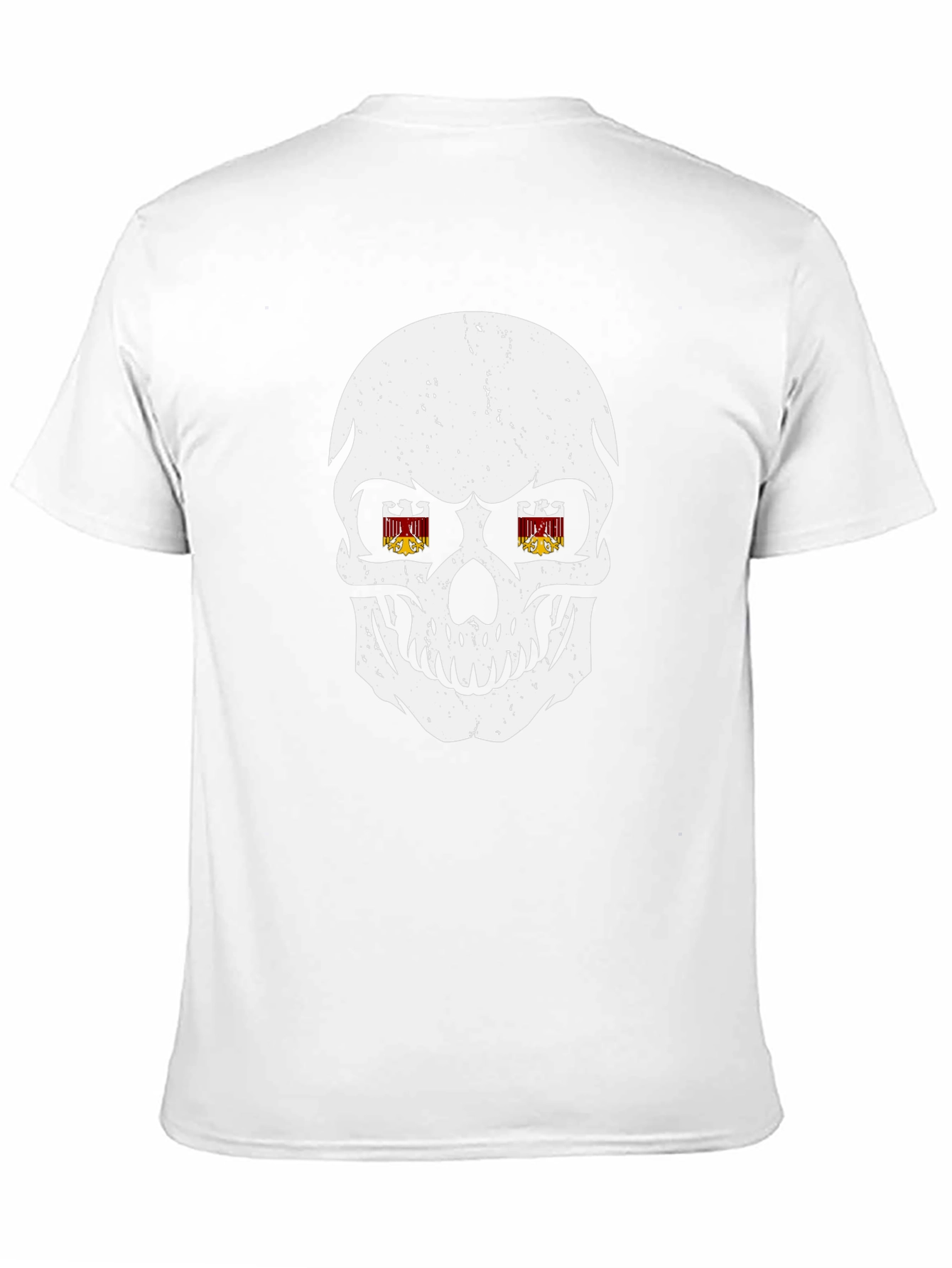 Skull Graphic Print T-Shirt - Edgy Streetwear