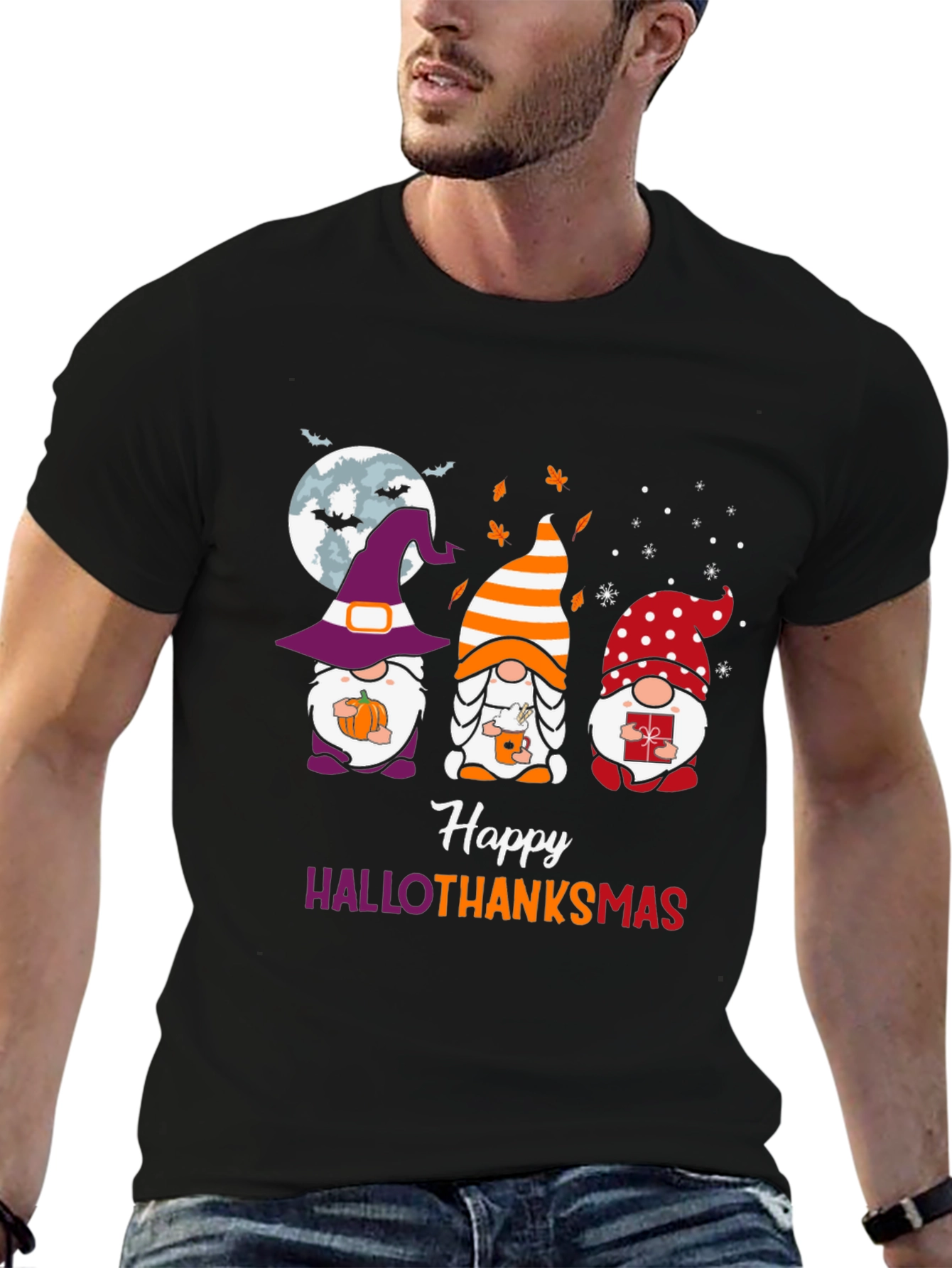 Happy HALLOTHANKSMAST T-shirt
