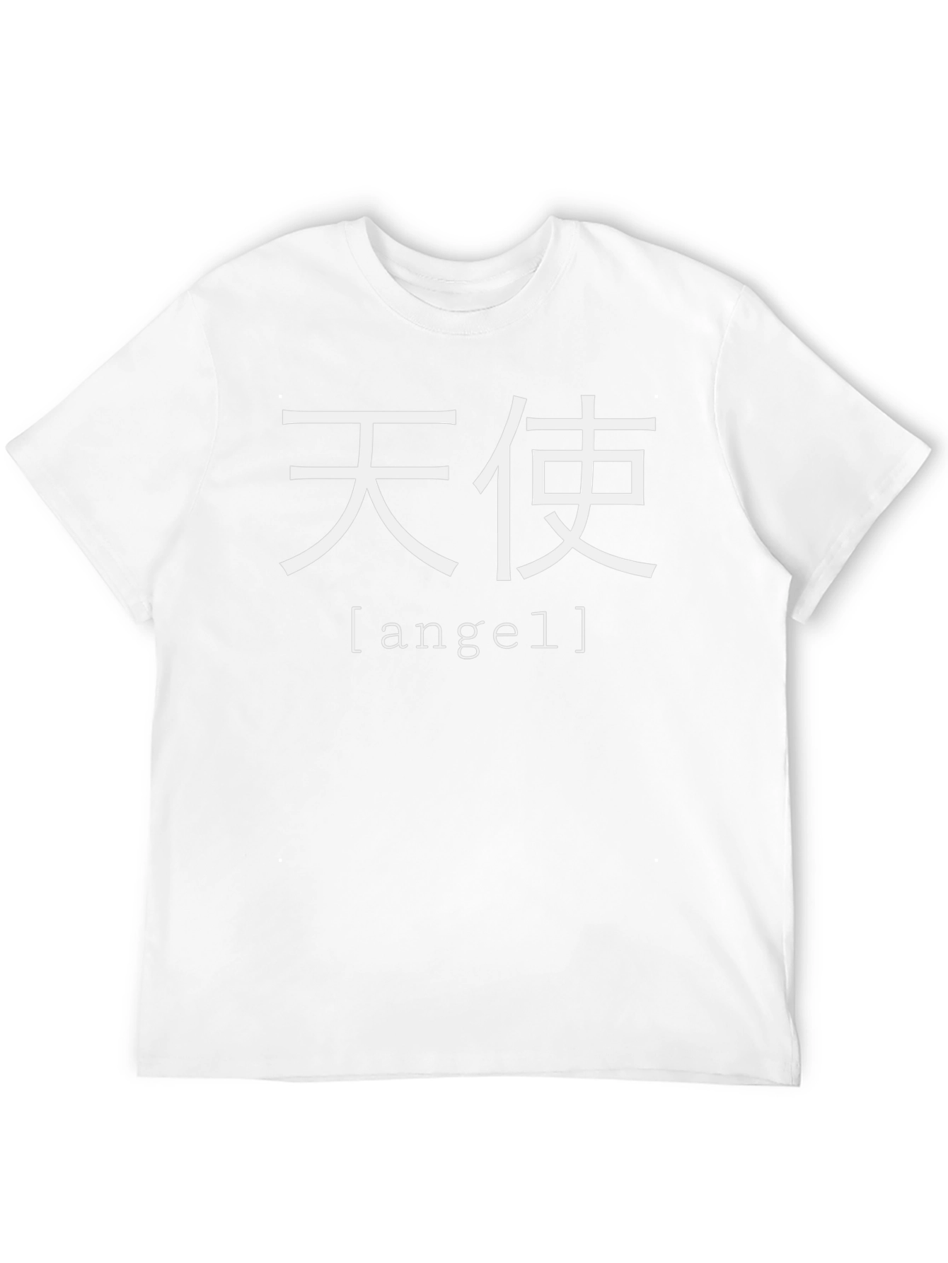 Japanese Angel Graphic Tee - Black