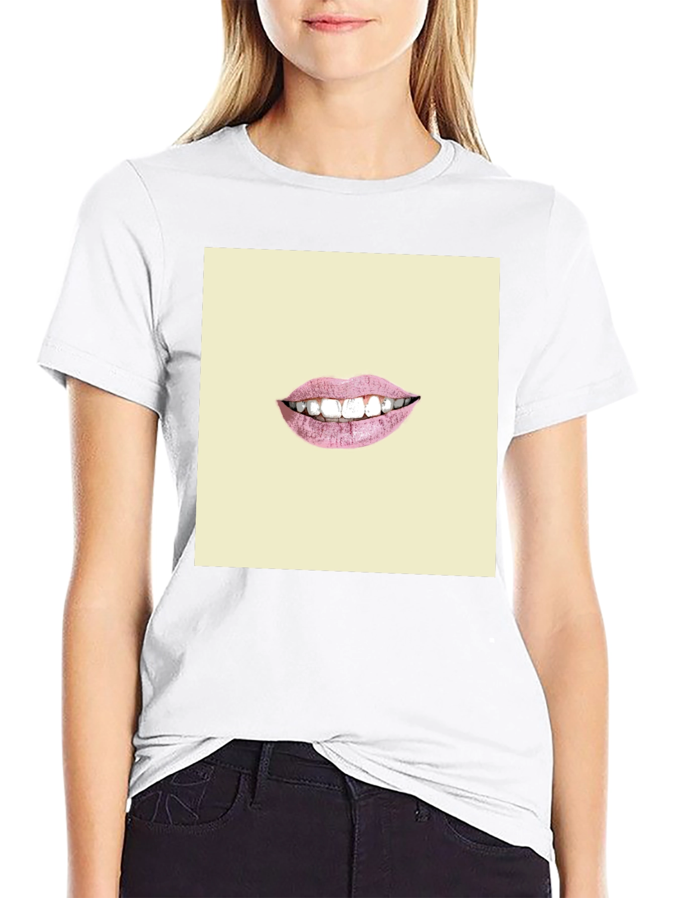 Illustrated Lips Graphic Tee